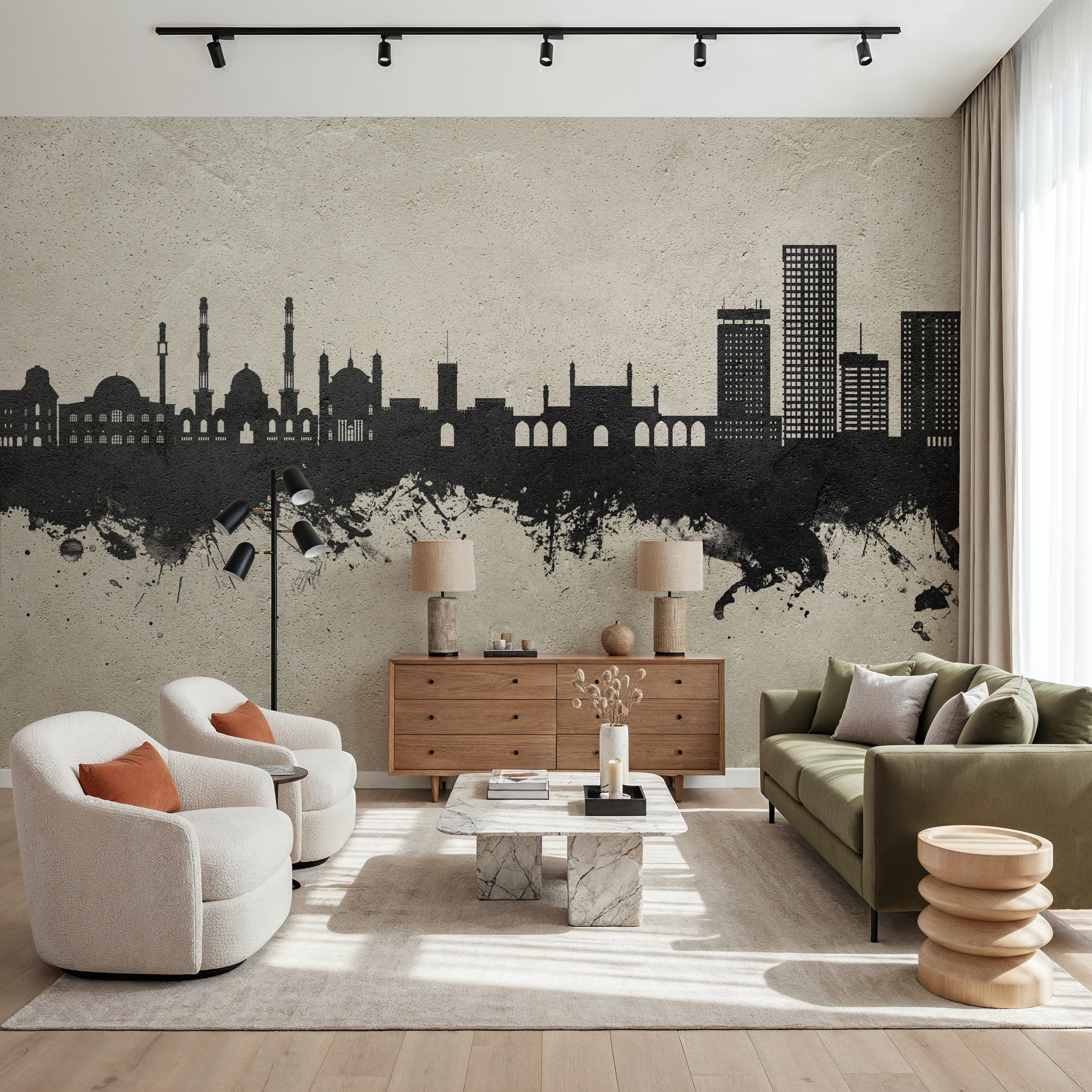 Kabul Afghanistan Skyline Concrete
