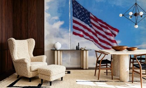 Stars and Stripes on Canvas