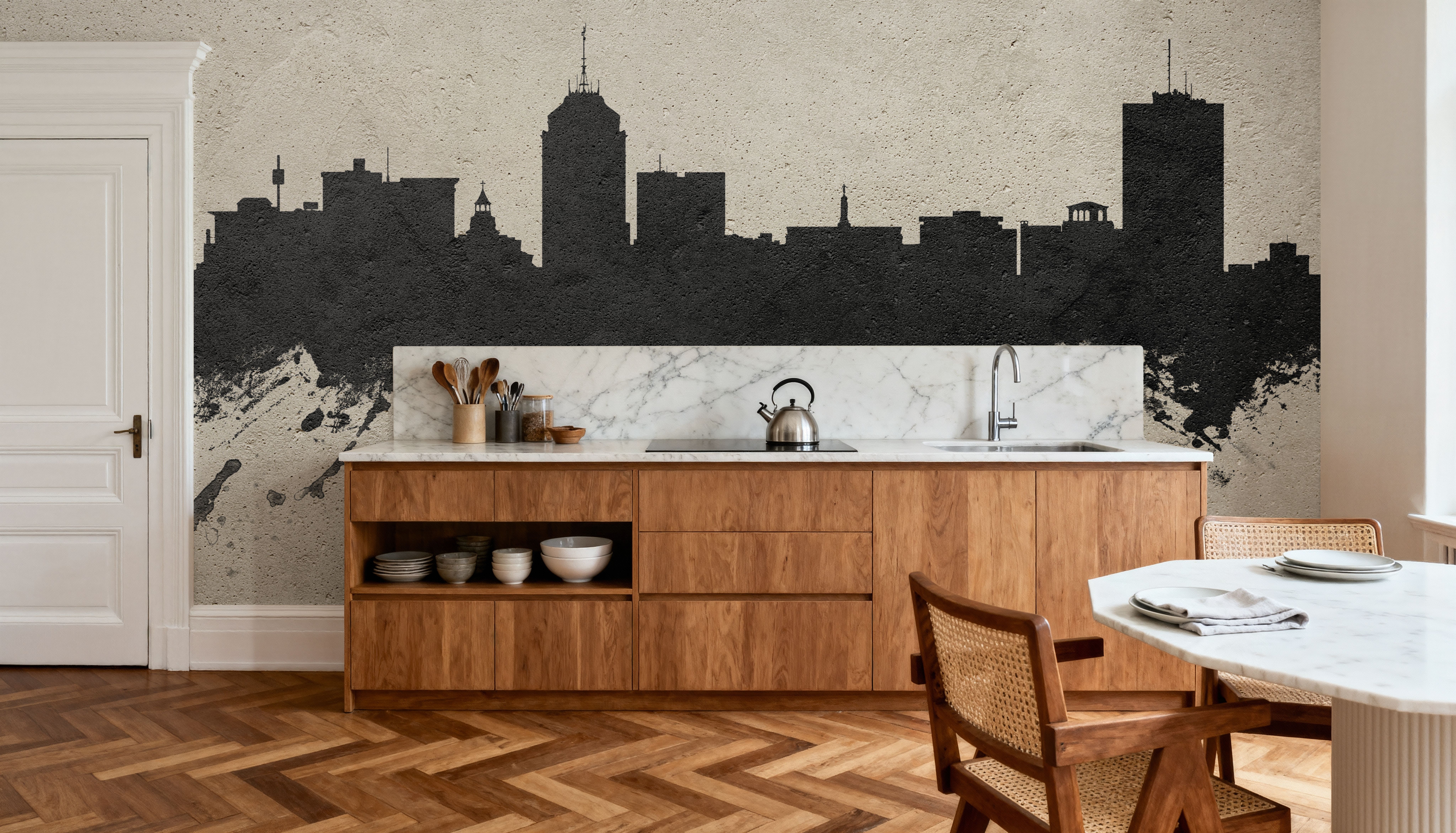 Fresno California Skyline Concrete