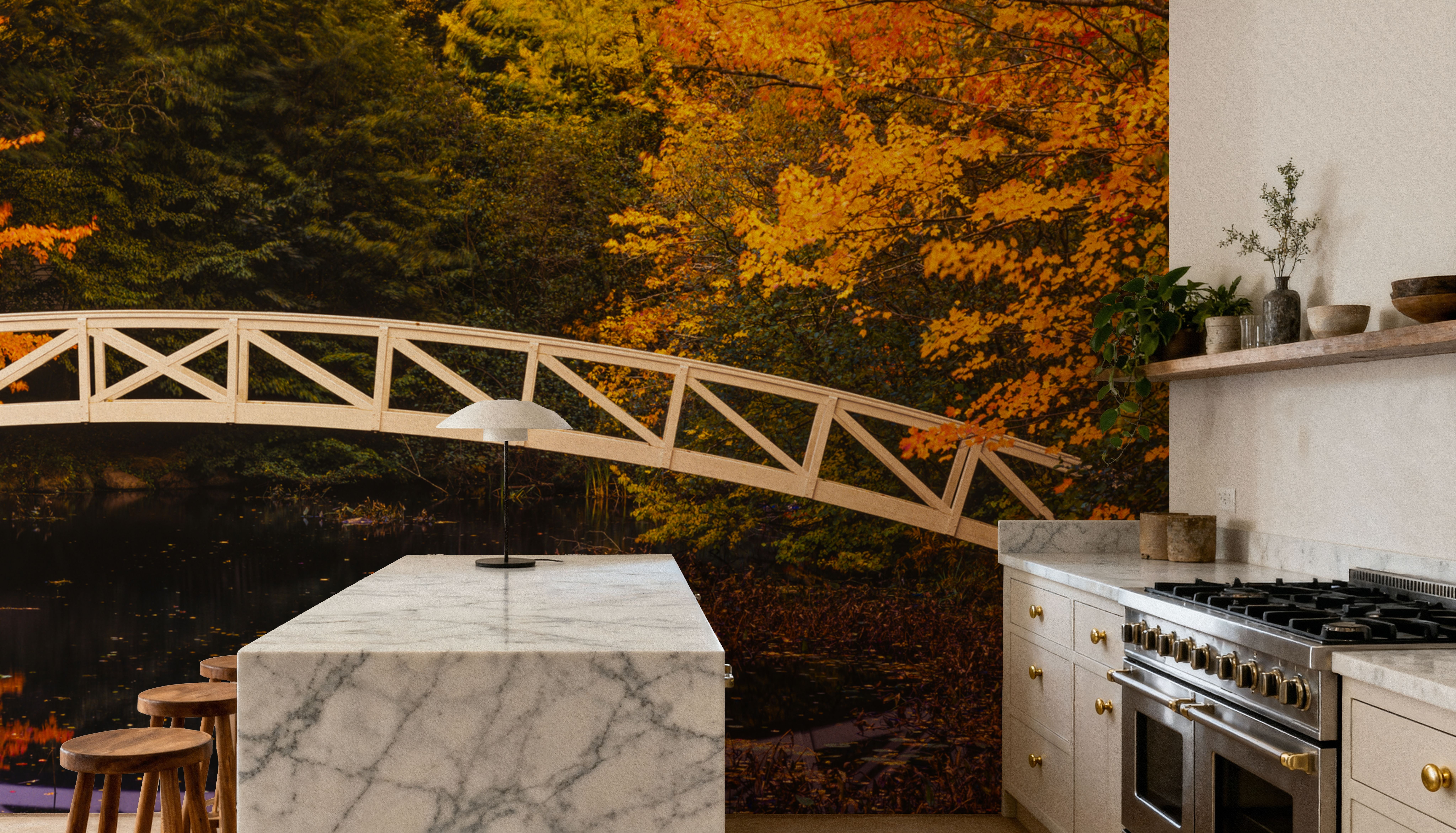 Autumn Footbridge