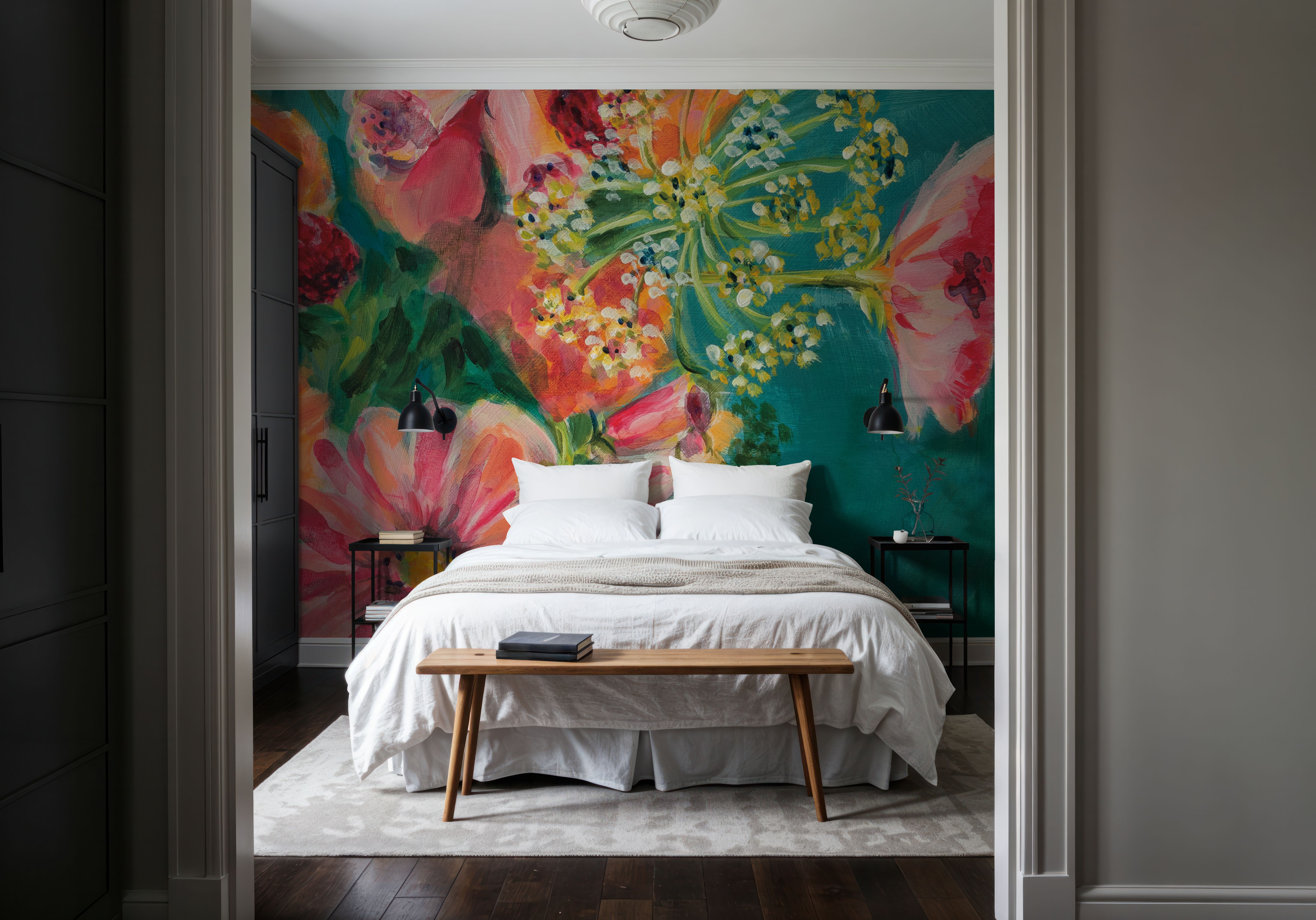 June Blooms, Wallpaper