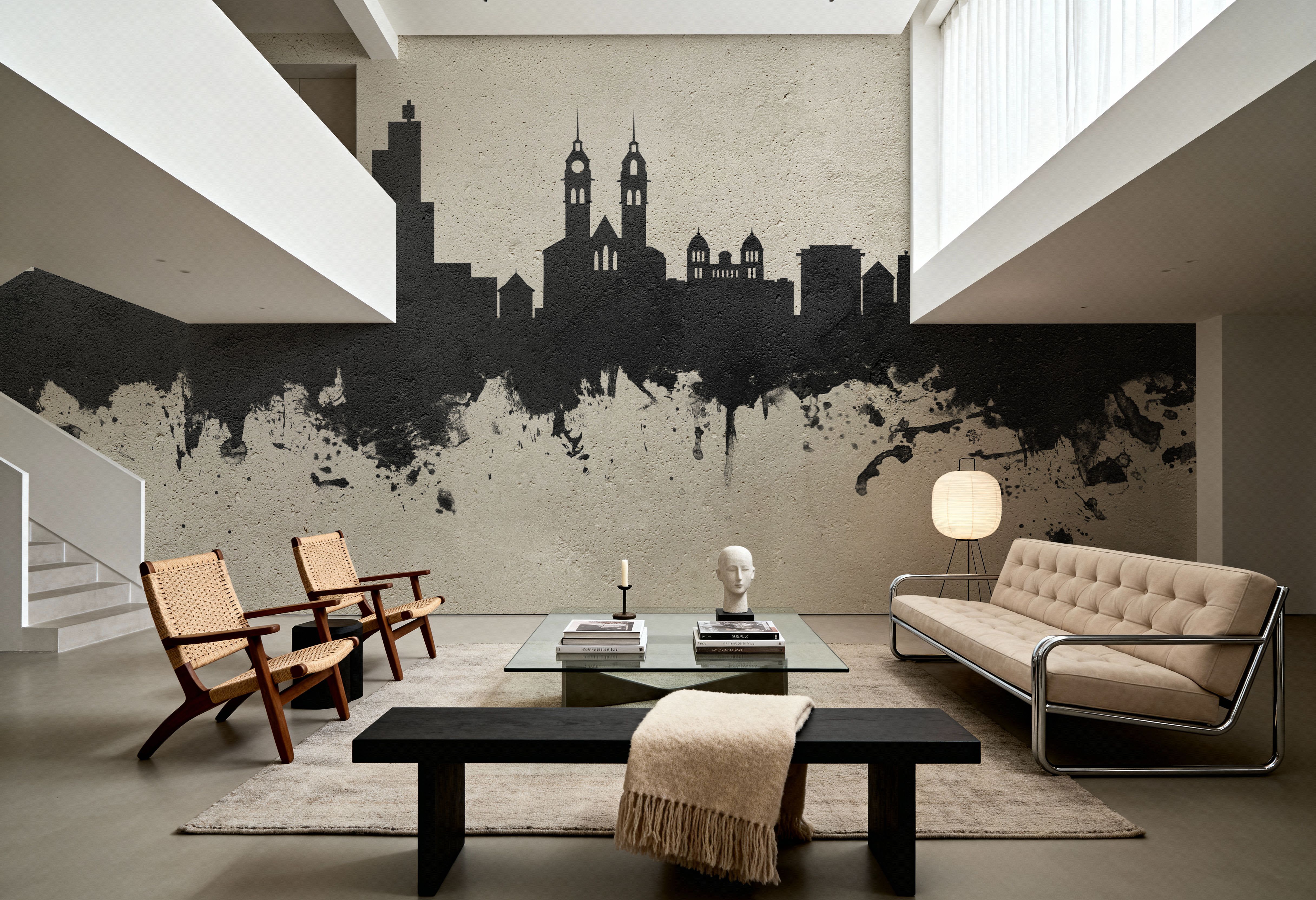 Wintherthur Switzerland Skyline Concrete