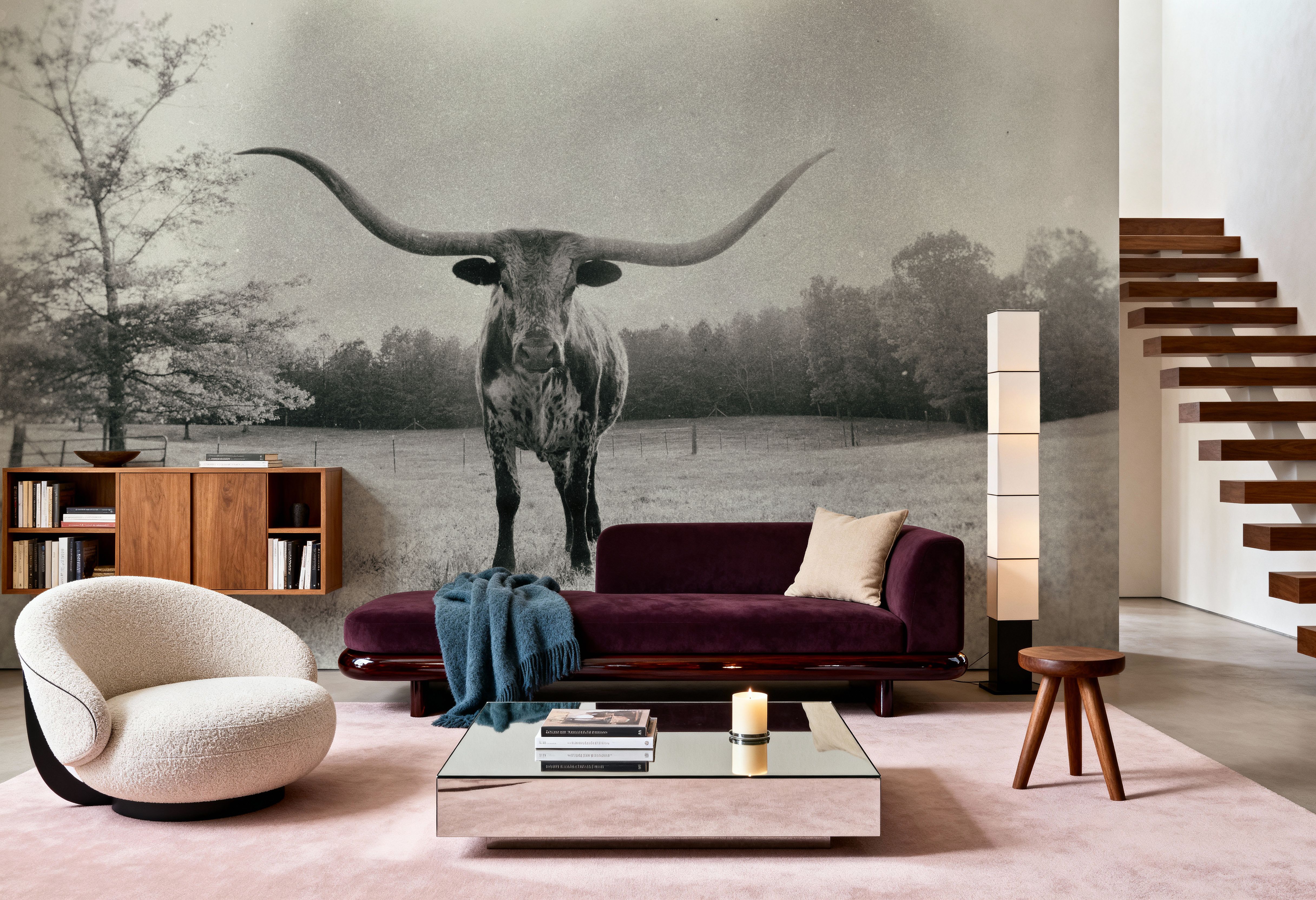 Longhorn Backlit Aged