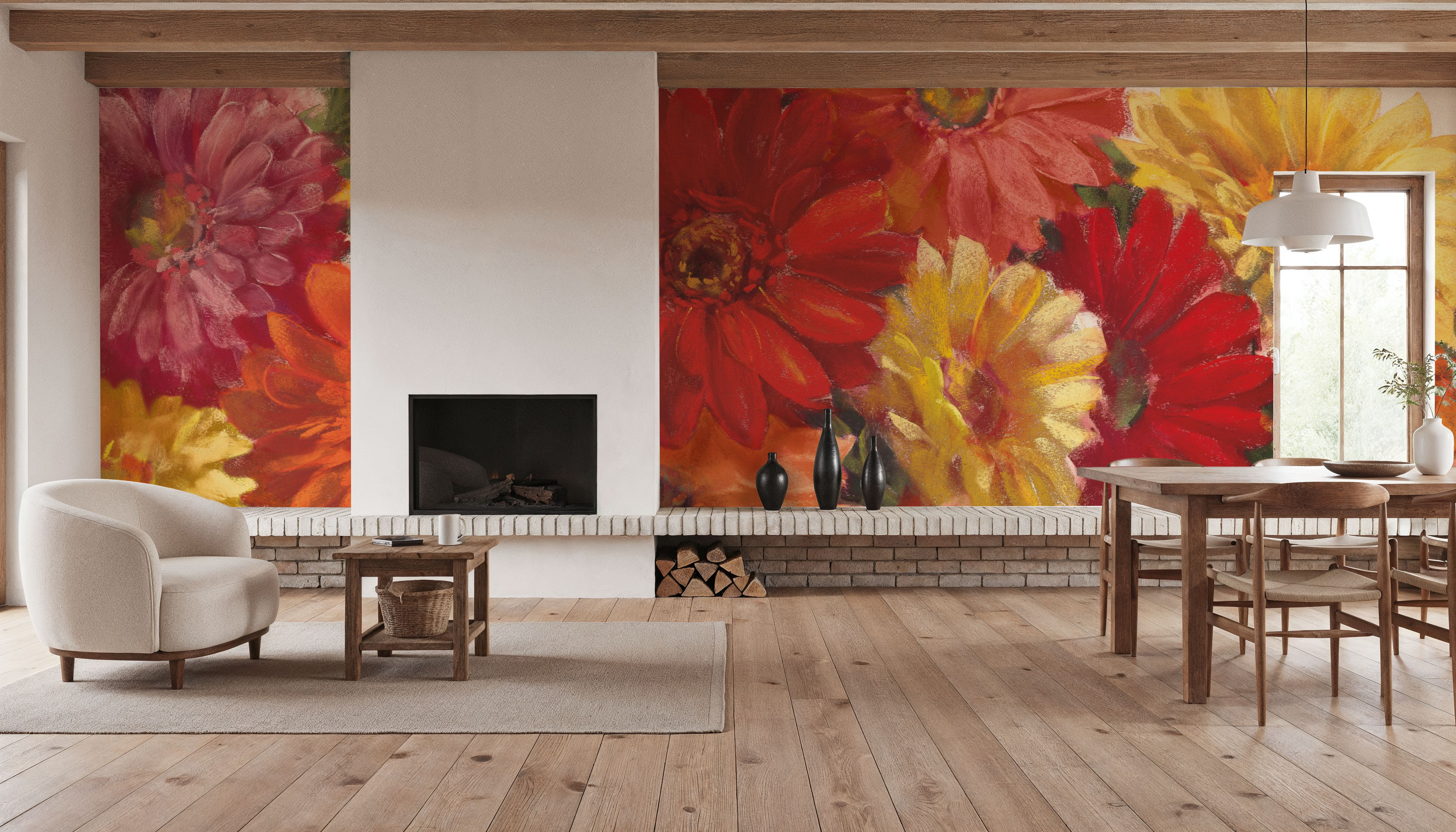 Bountiful Gerberas, Wallpaper