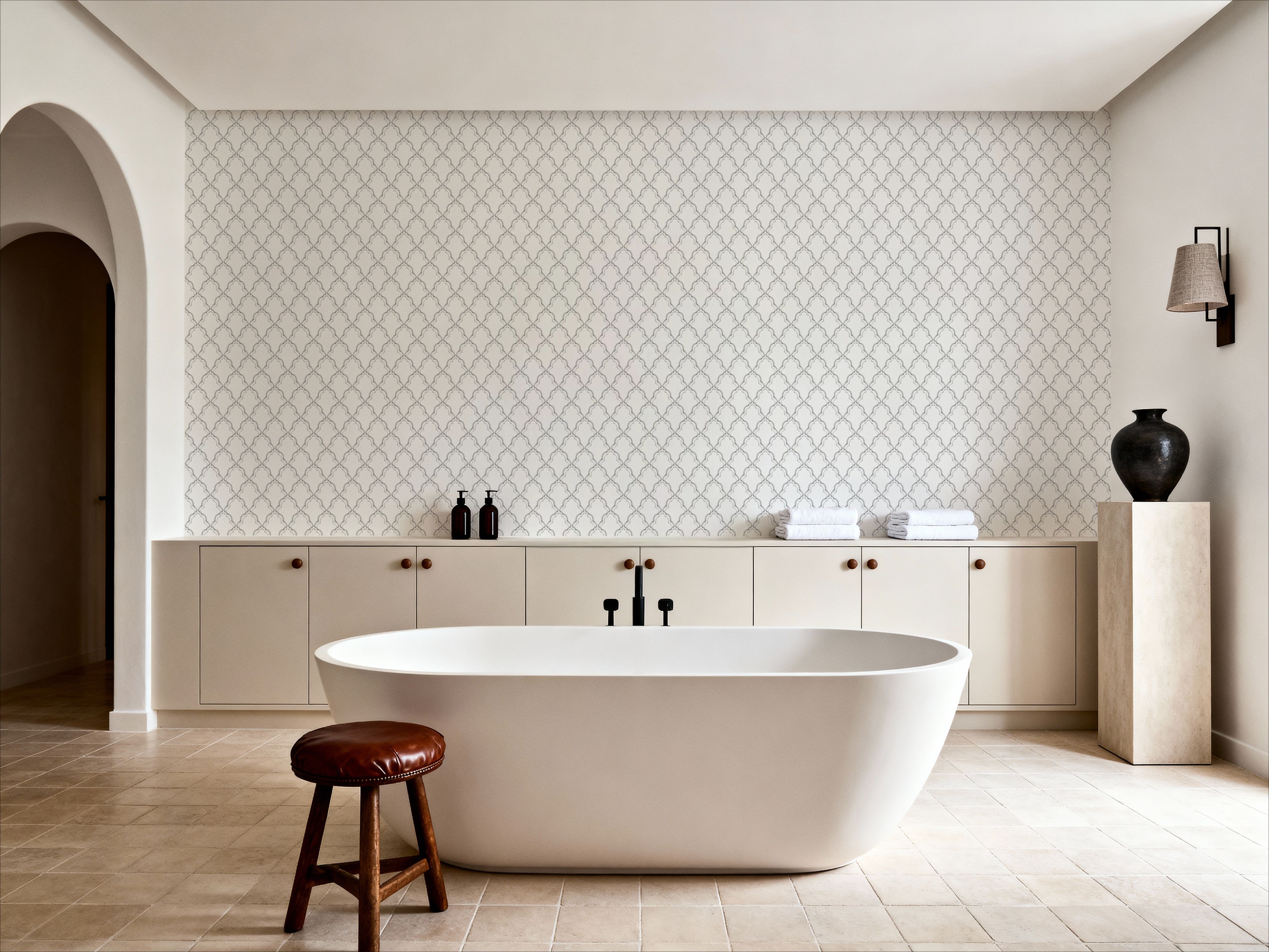 Medallion Trellis, Stone