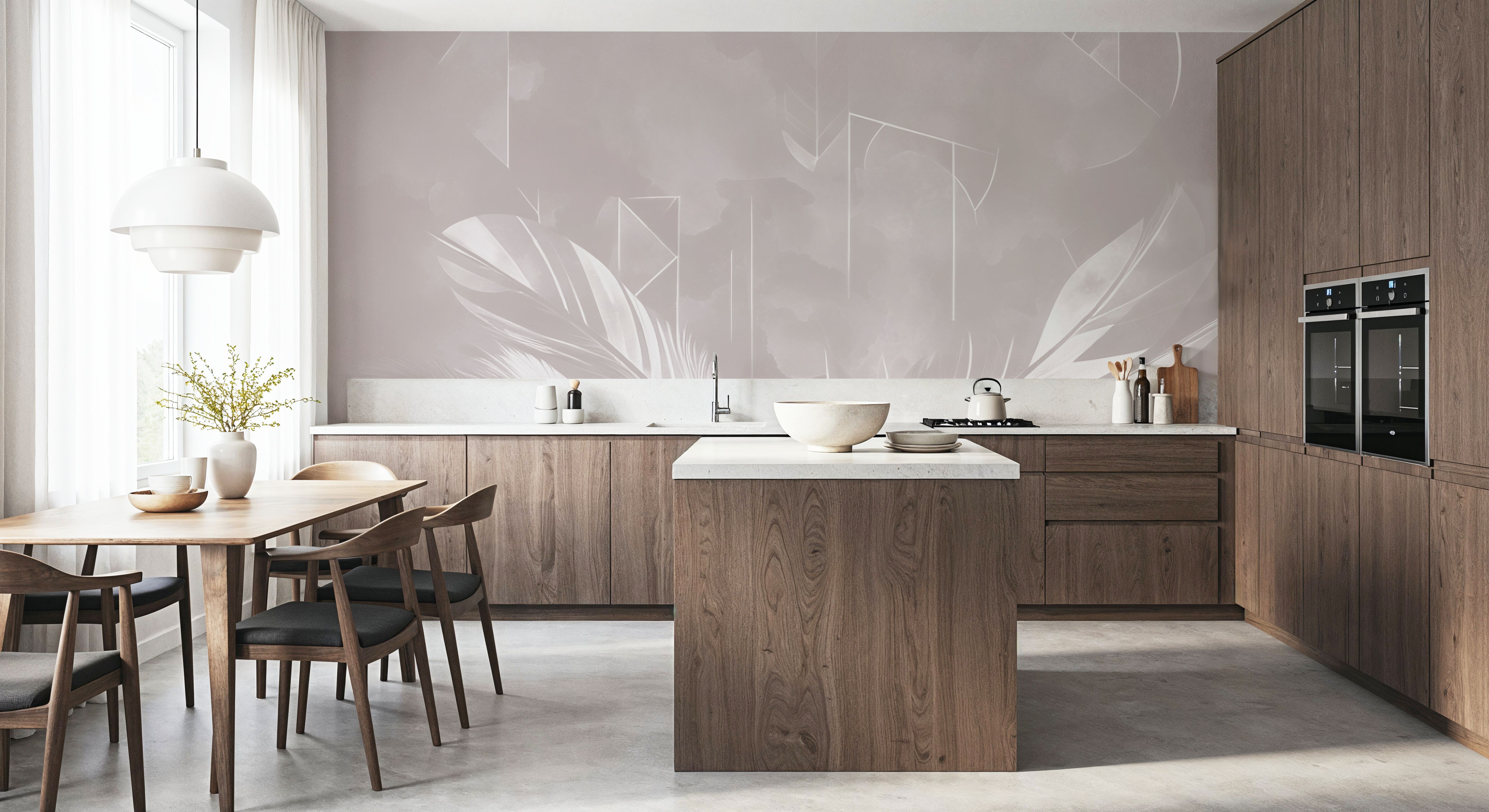 Solid Feather Geometry Warm