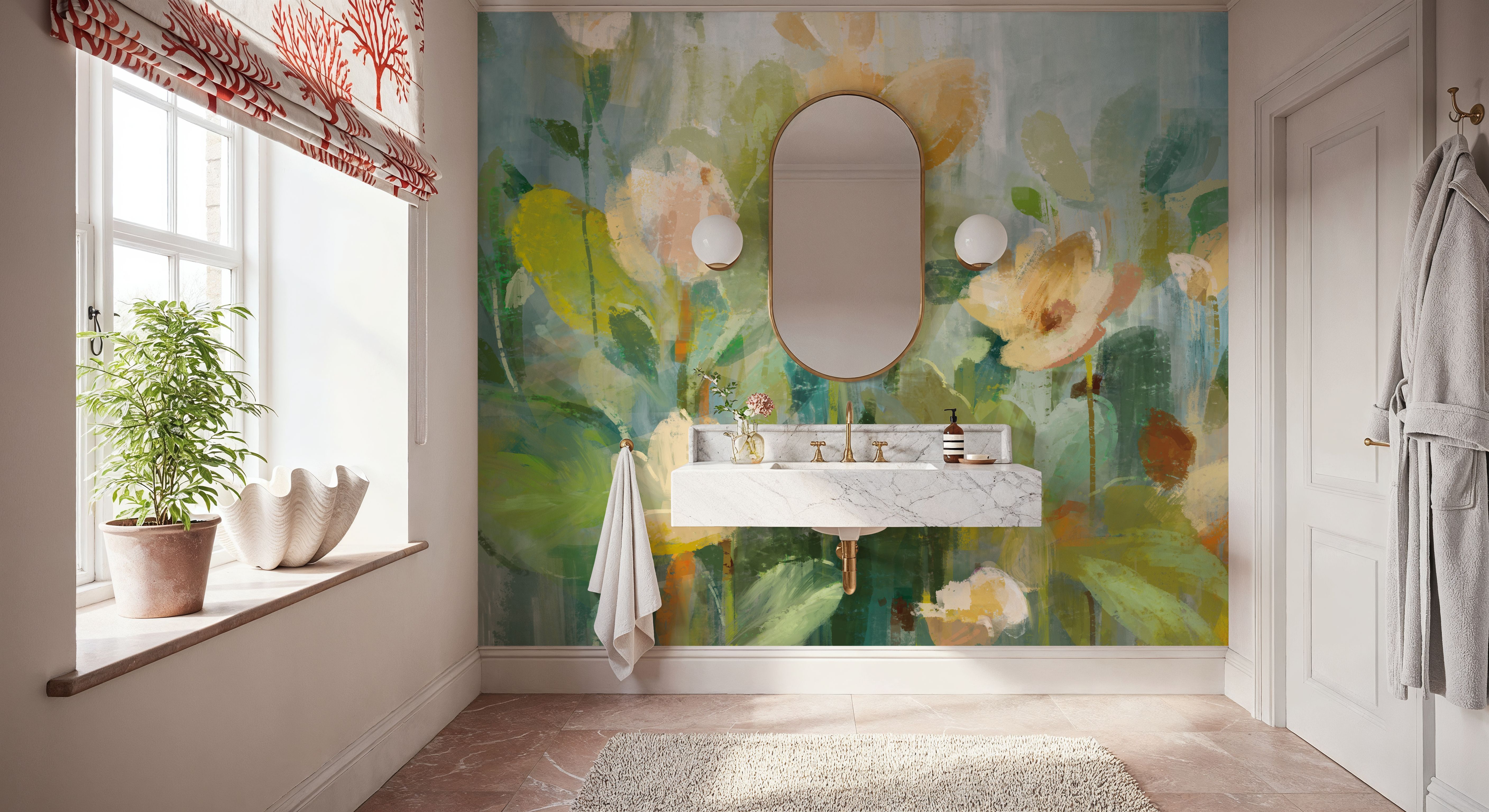 Growing Tall Square, Papier peint