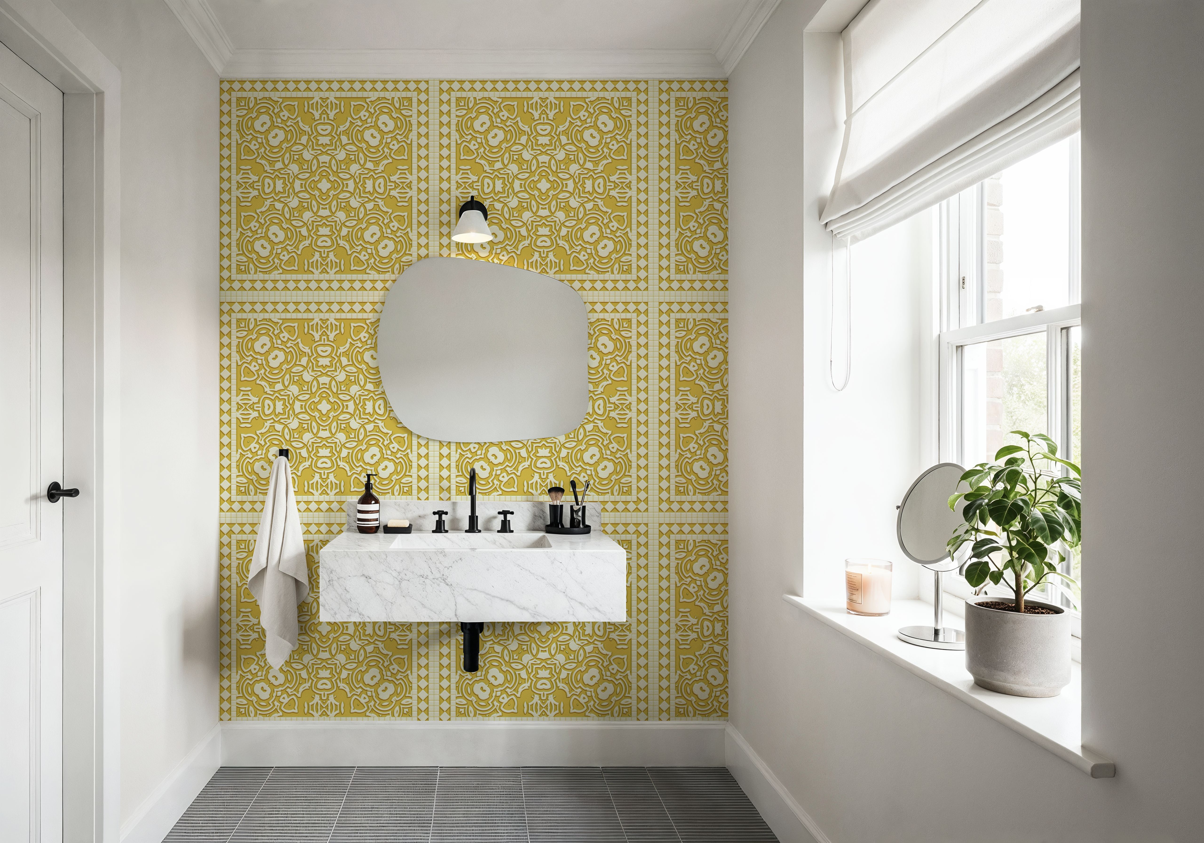 Mission Cement Tiles, Sunflower