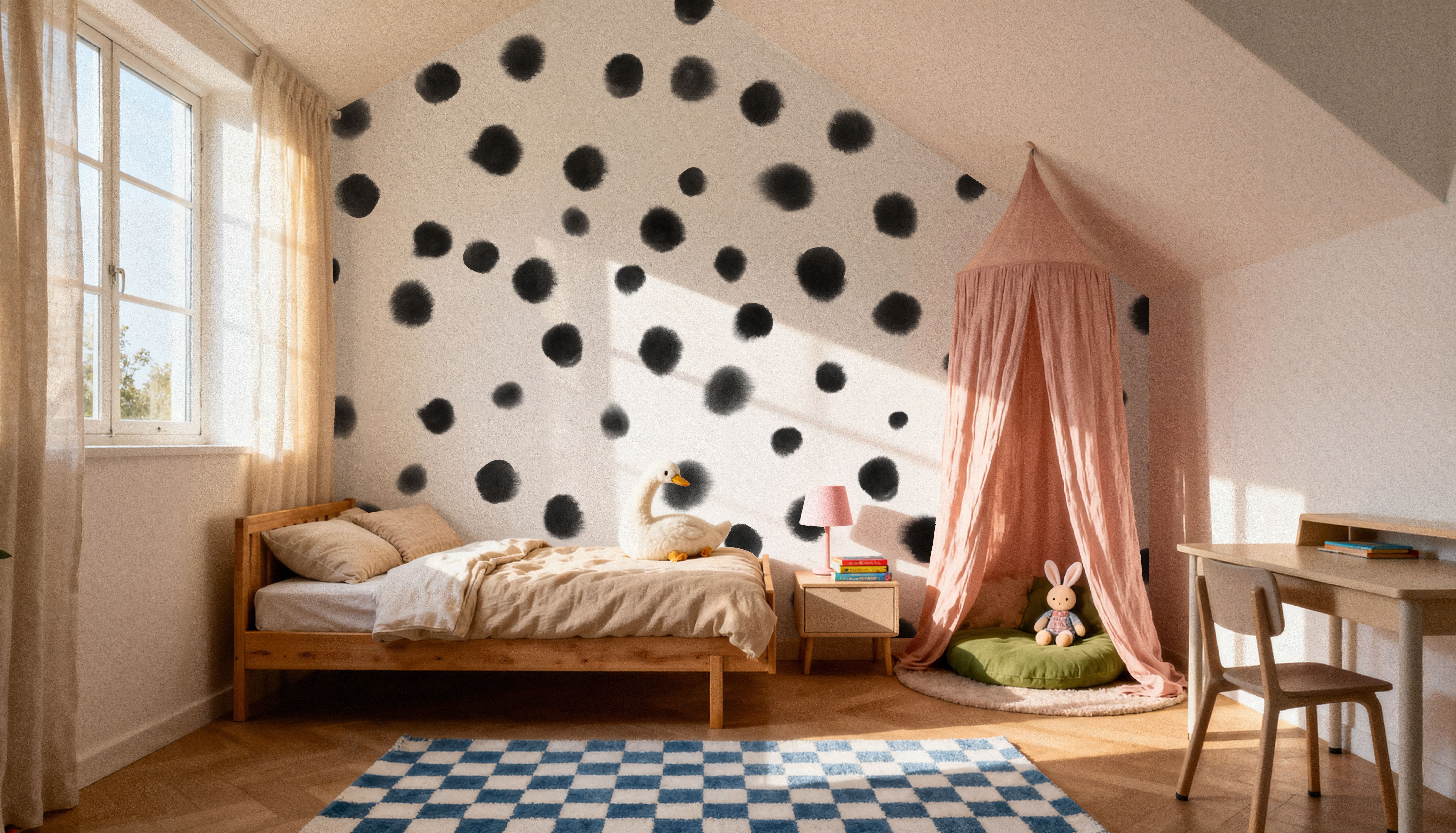 Dalmatian, Black & White