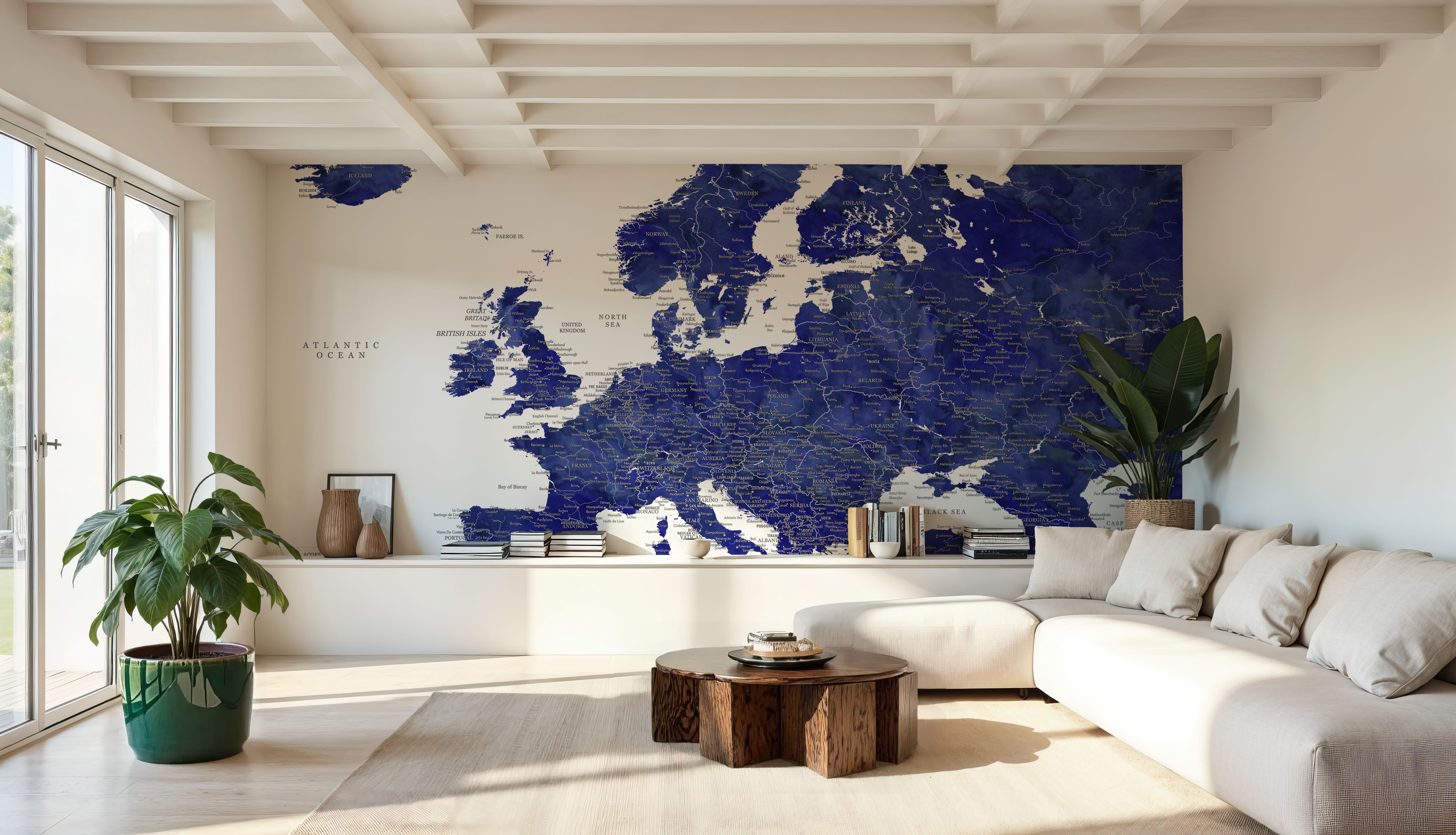 Europe Map Detailed - Emery