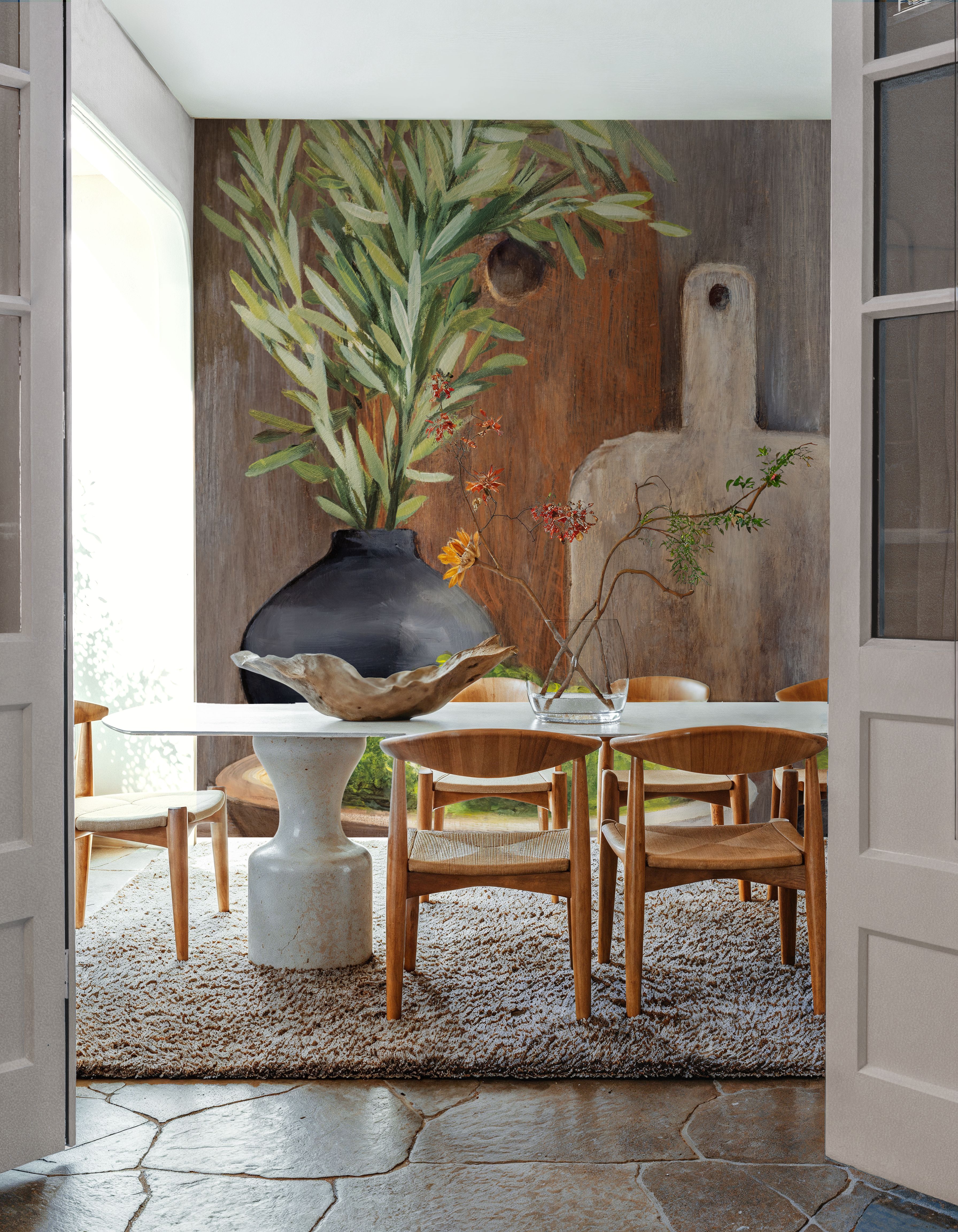 Spring Tableaux I Greenery