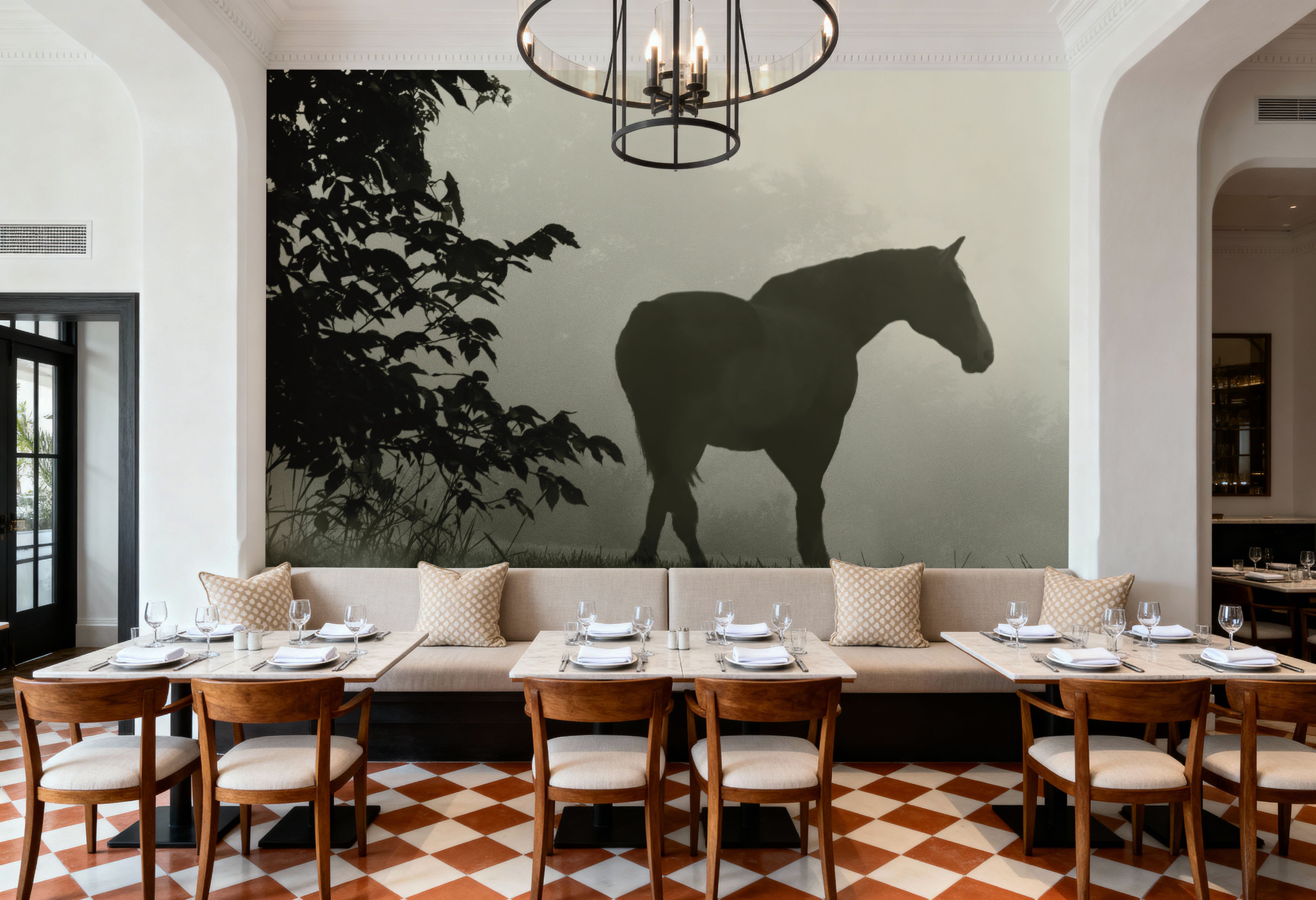 Morning Meadow Horses II