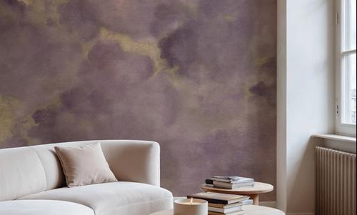 Painted Dreamy Clouds, Lilac