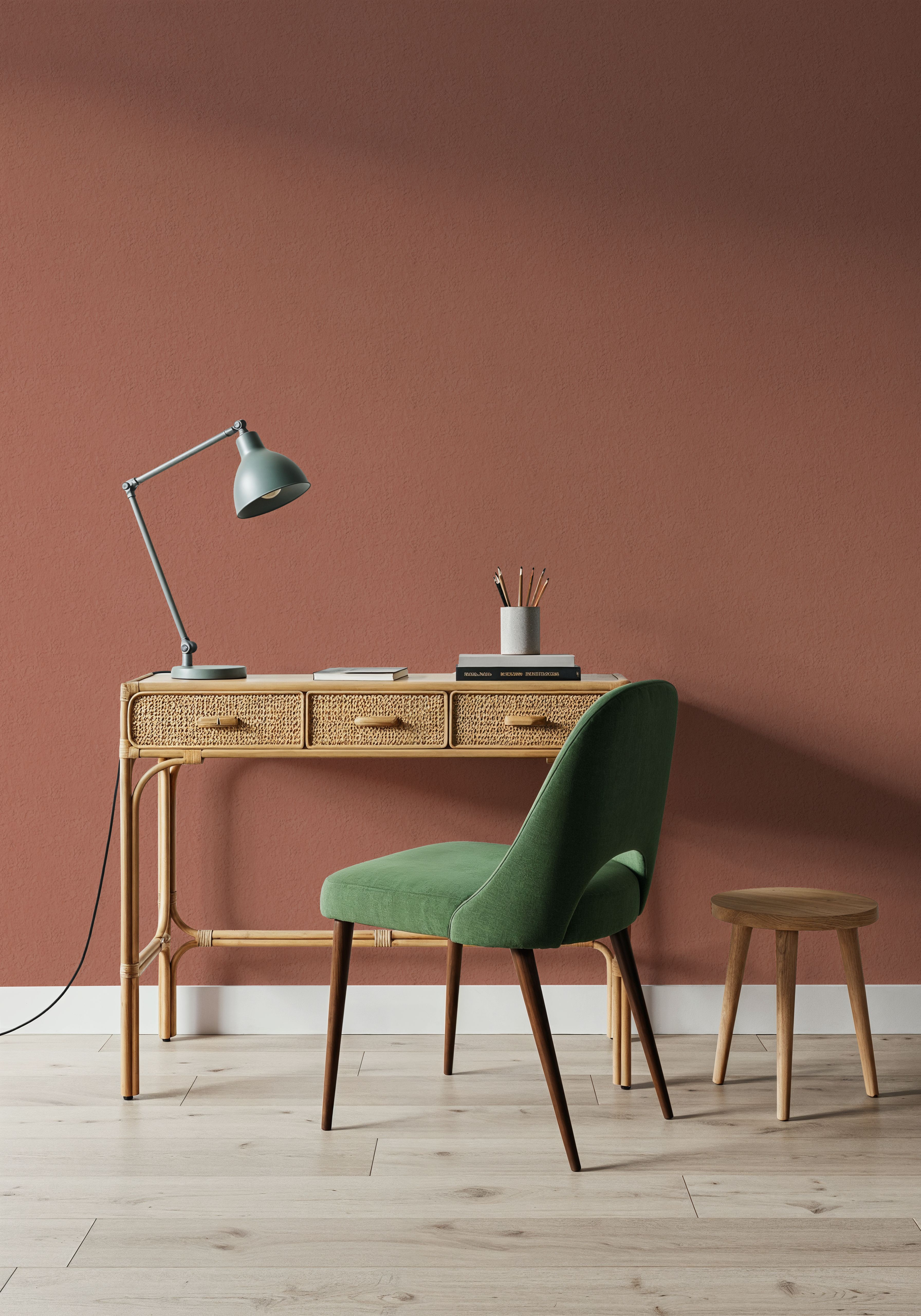 Faux Sand Stucco Finish, Peach