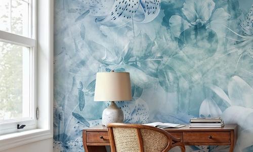 Dancing Blue Lilies