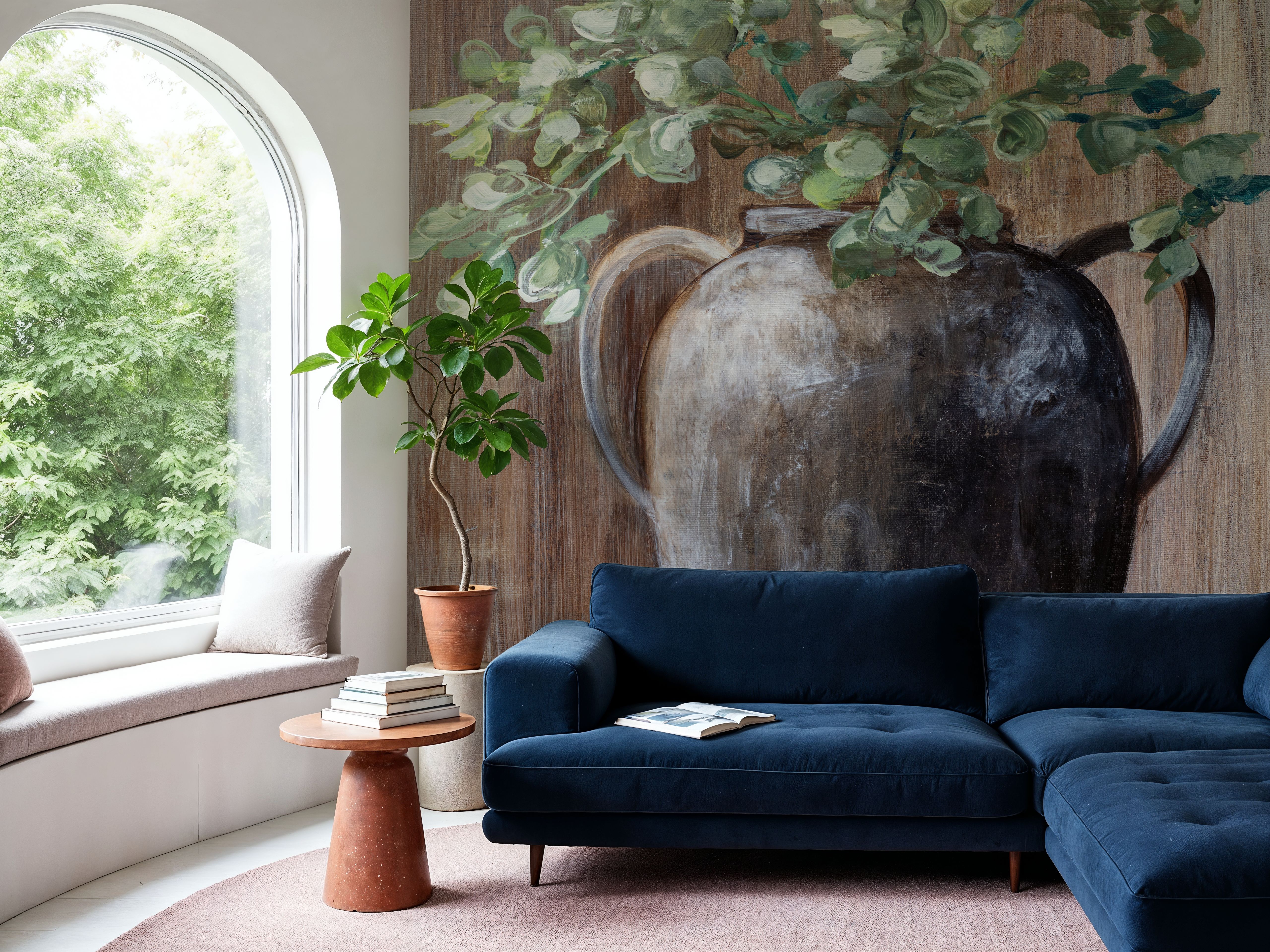 Wall Mural - Earthenware II - Living room - Wallism US - Premium, Textured or Peel & Stick