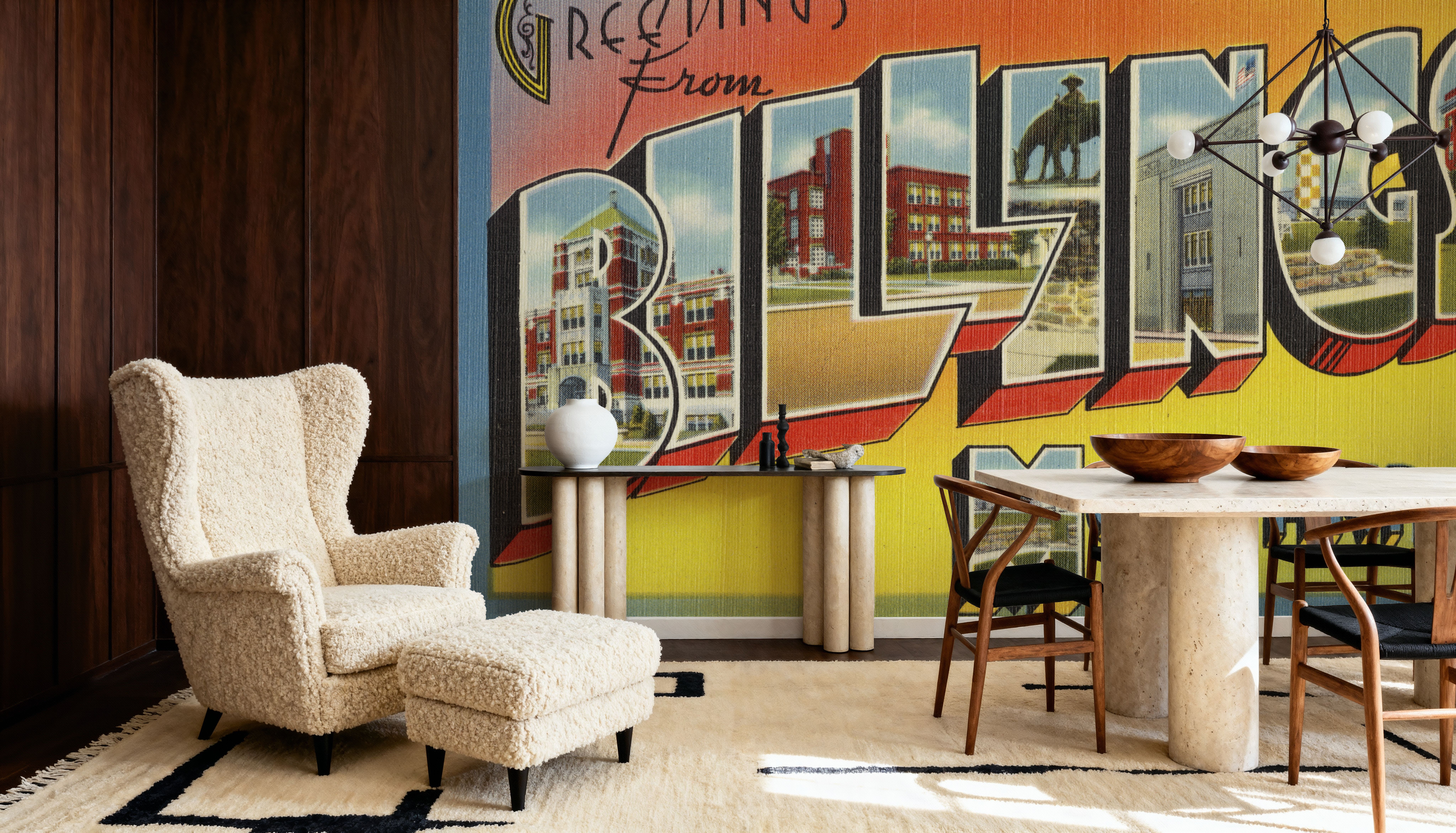 Greetings from Billings - Screenprint Postcard