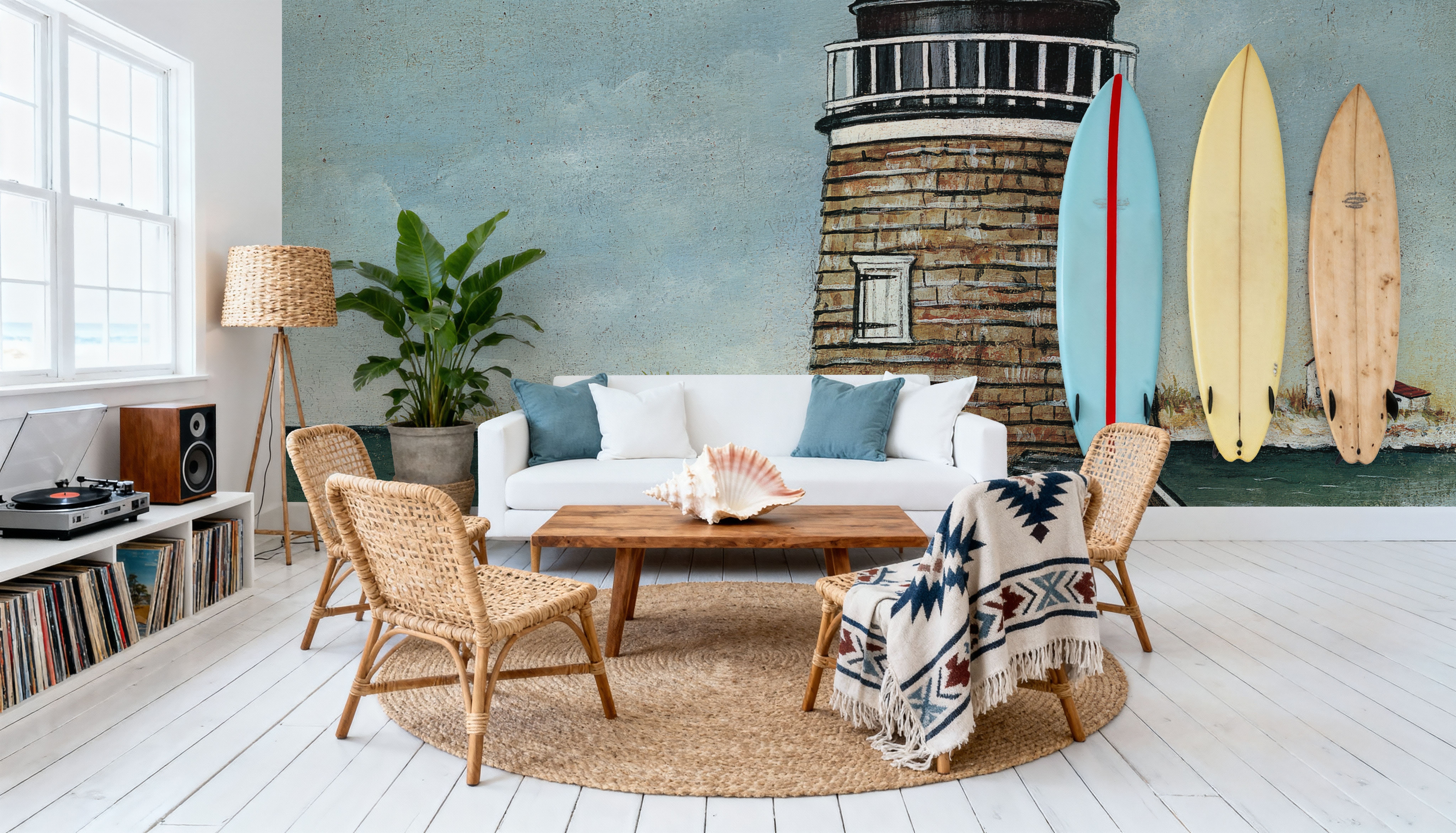 Beach House, Wallpaper