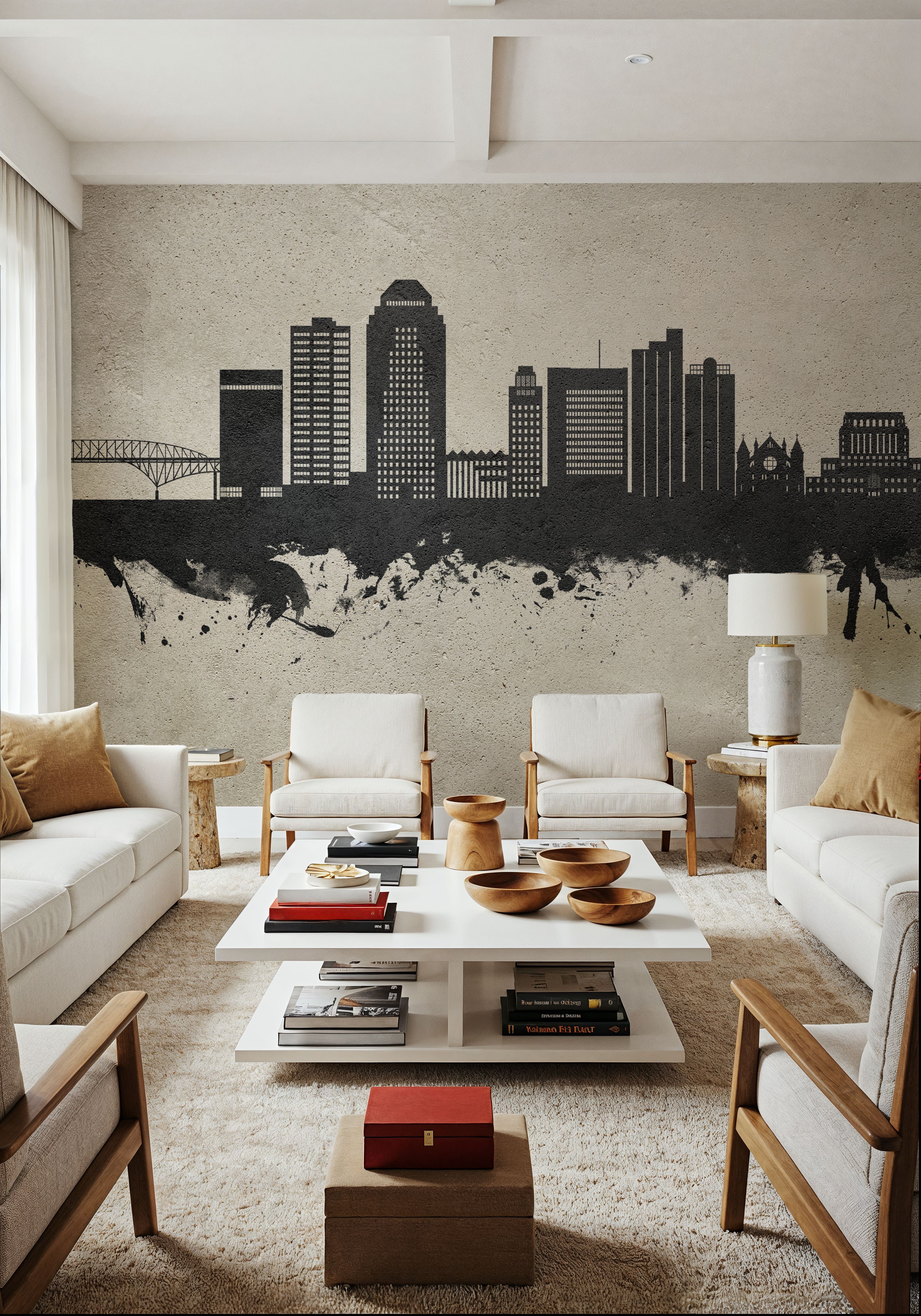 Shreveport Louisiana Skyline Concrete
