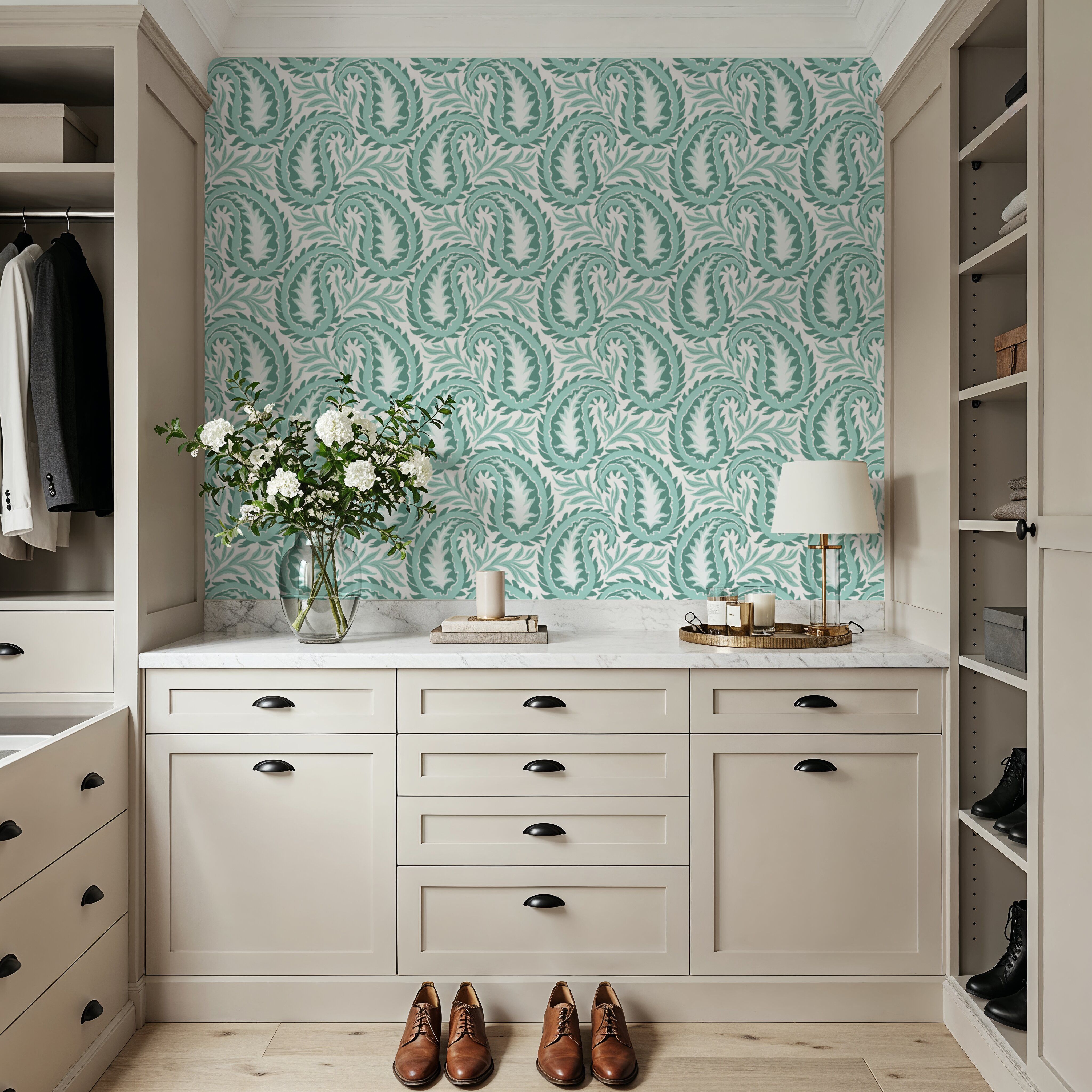 Botanical Paisley, Mint