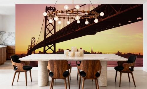 Sunset Silhouette Bridge