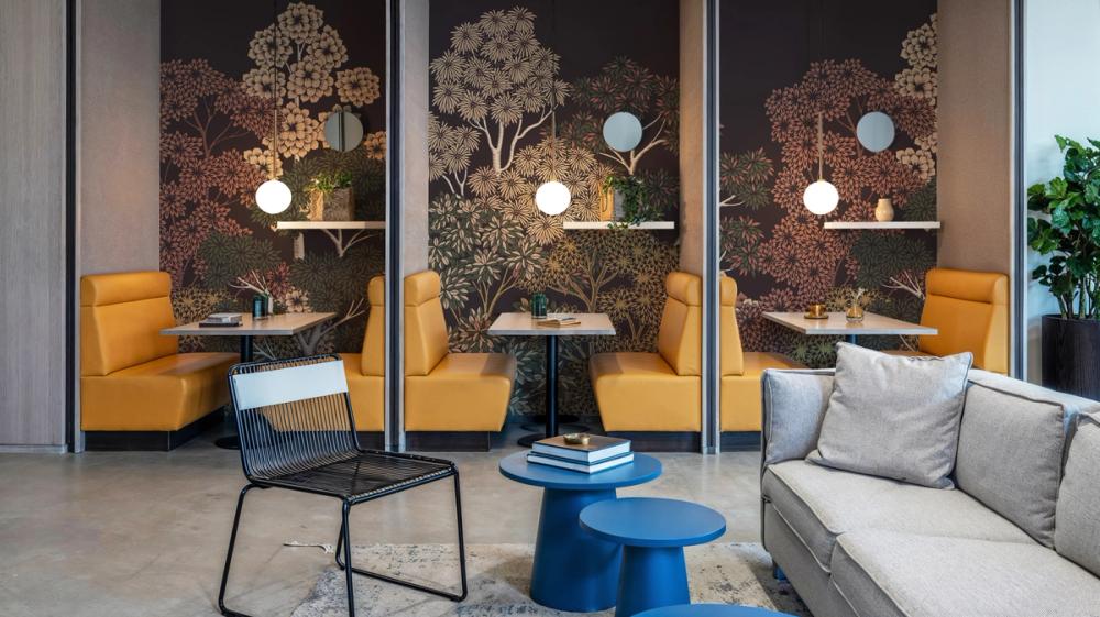 image of officespace with murals