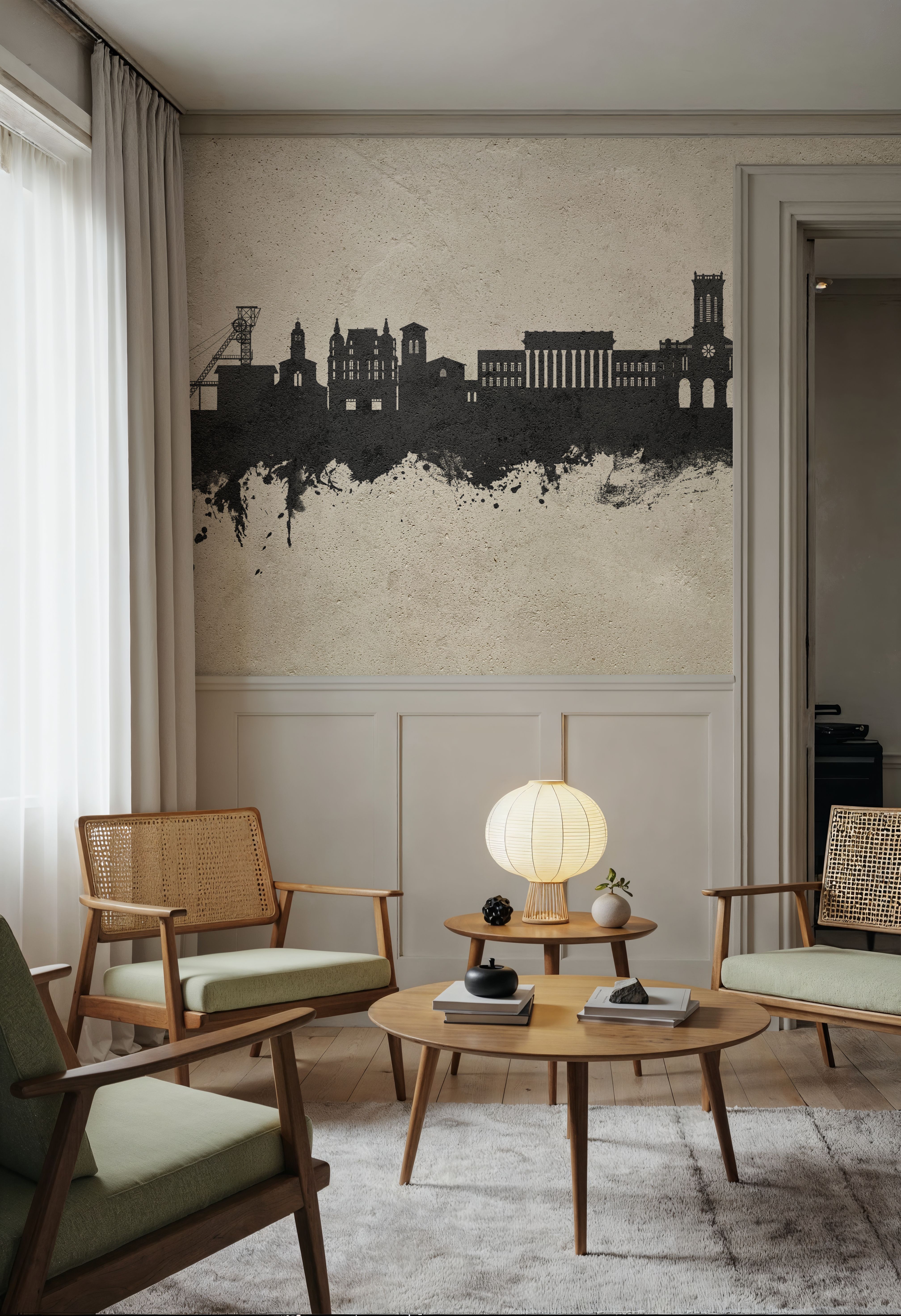 Saint-Étienne France Skyline Concrete