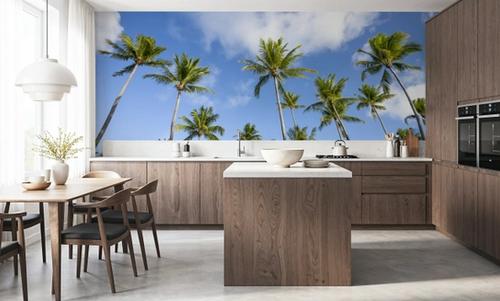 Strecthing Palm Trees