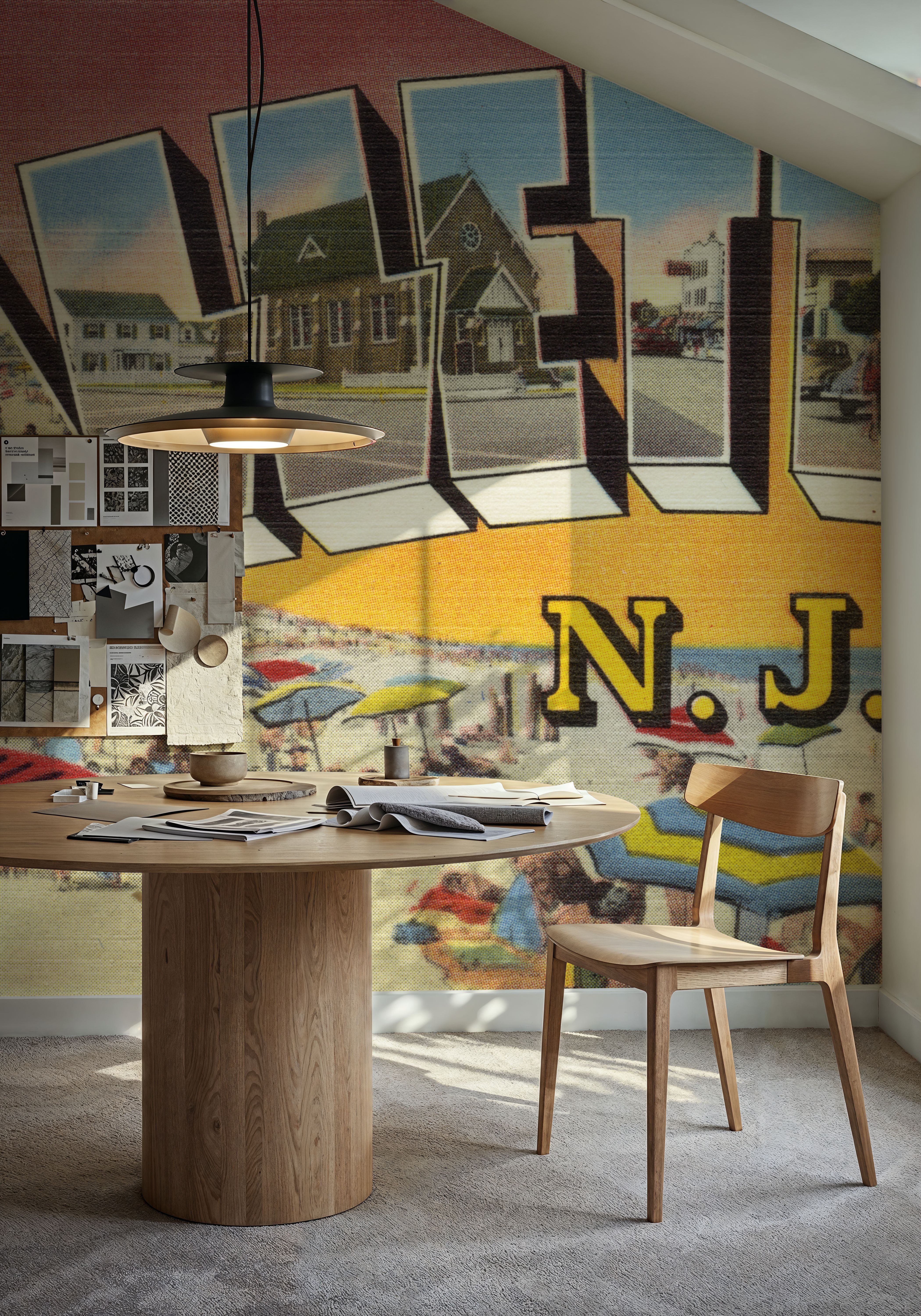 Greetings from Lavallette - Screenprint Postcard