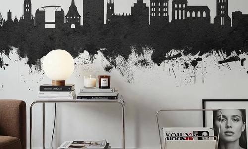 Rostock Germnay Skyline Black & White