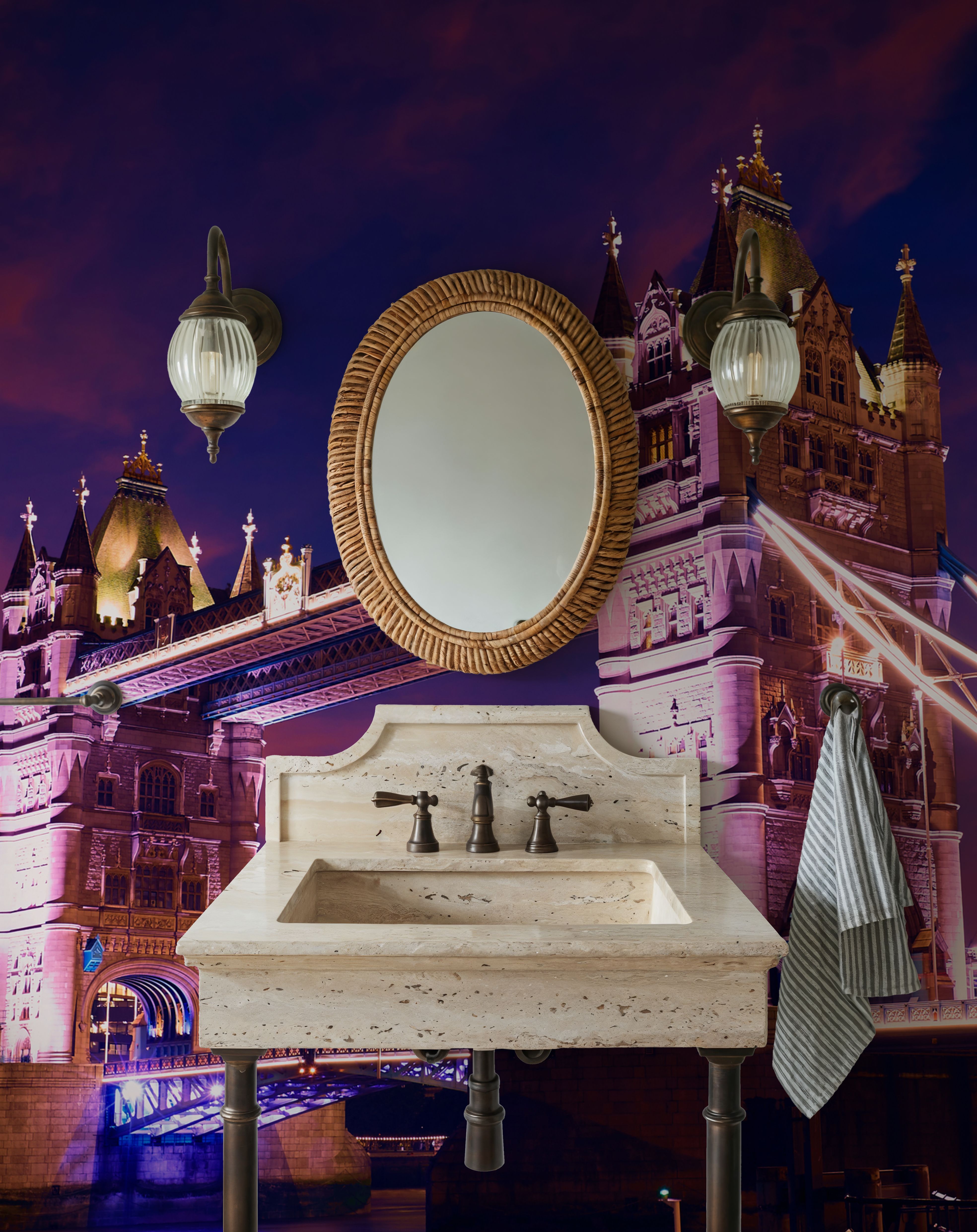 Purple Twilight Bridge