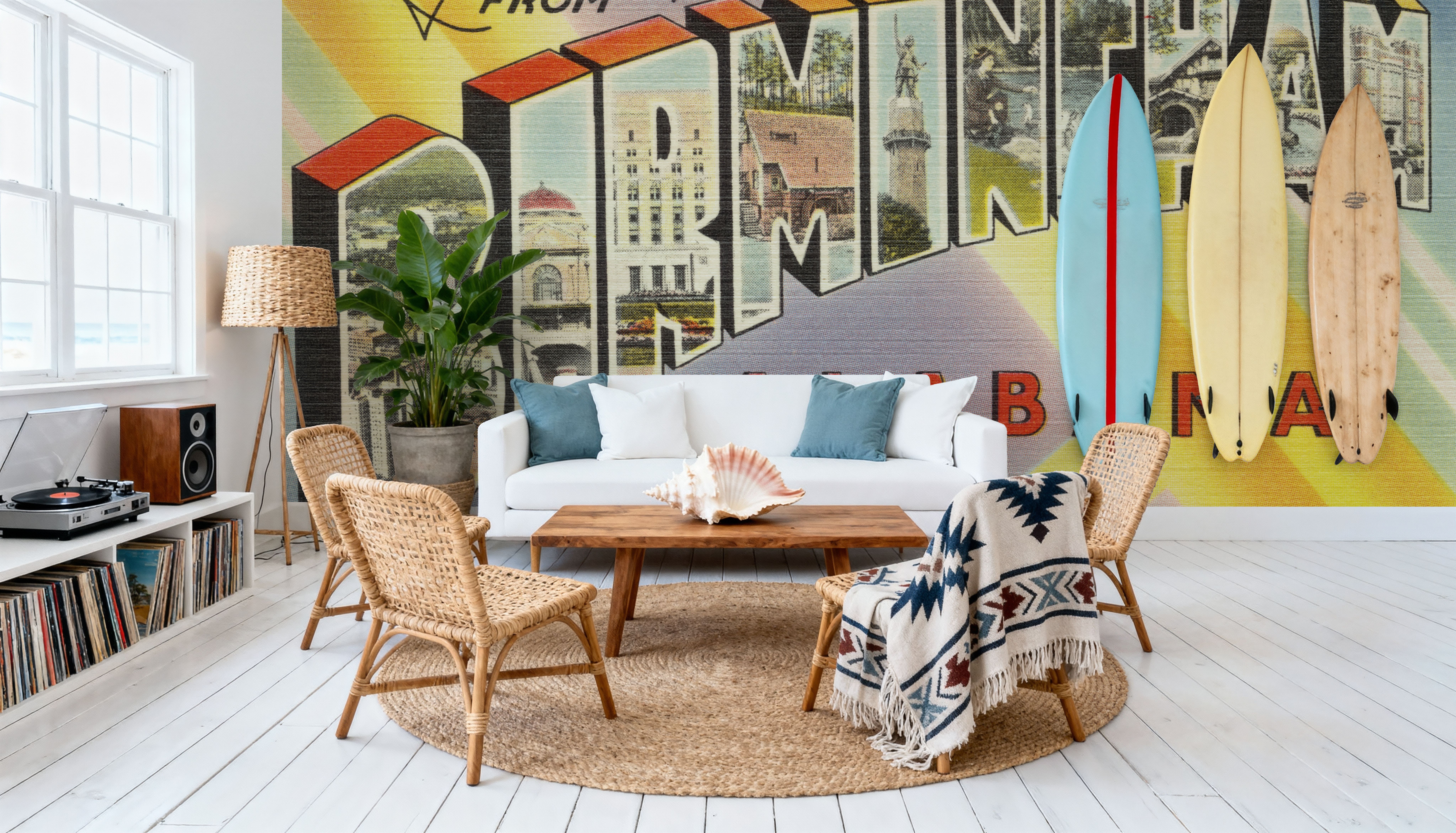 Greetings from Birmingham - Screenprint Postcard