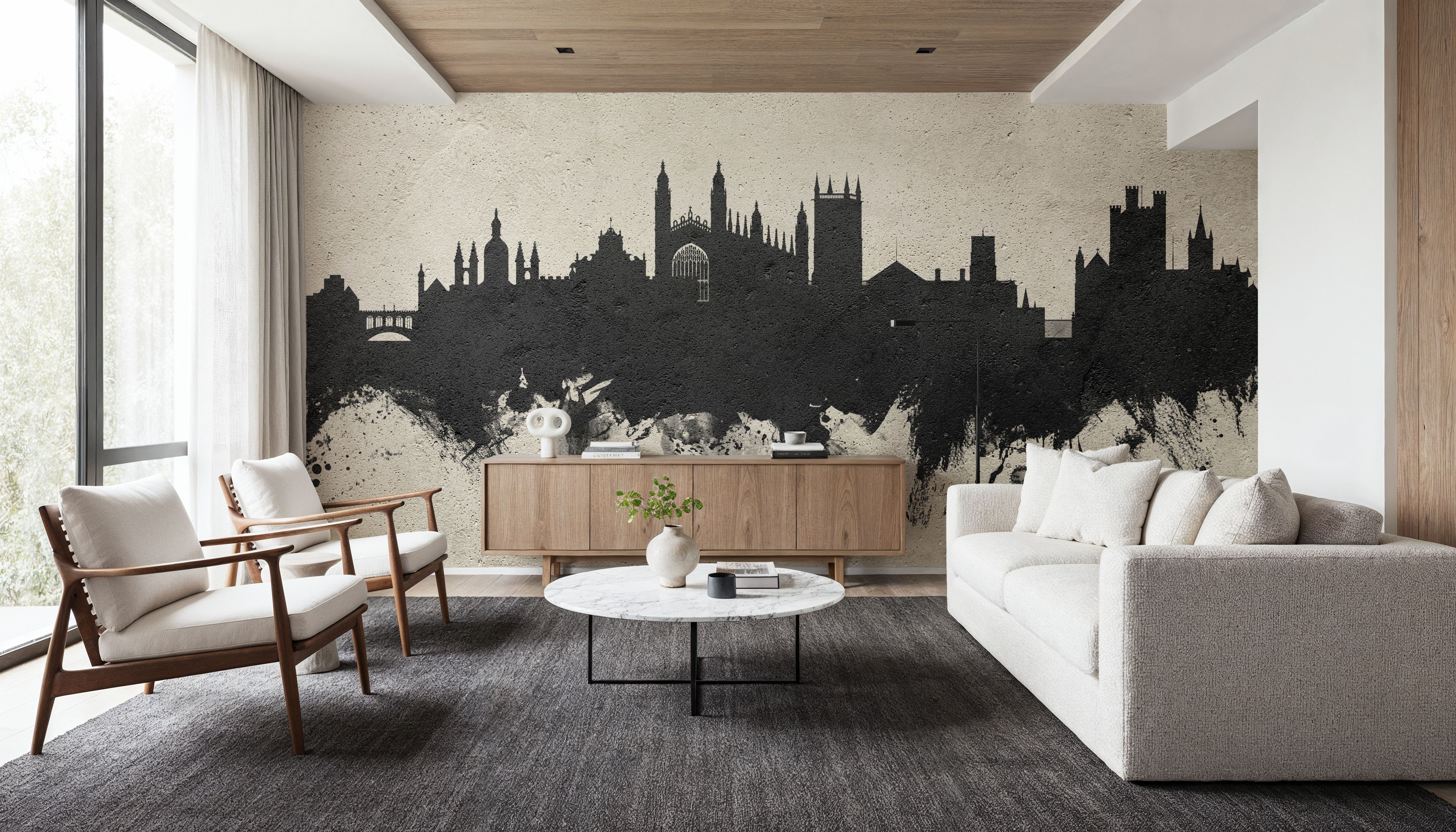 Cambridge England Skyline Concrete