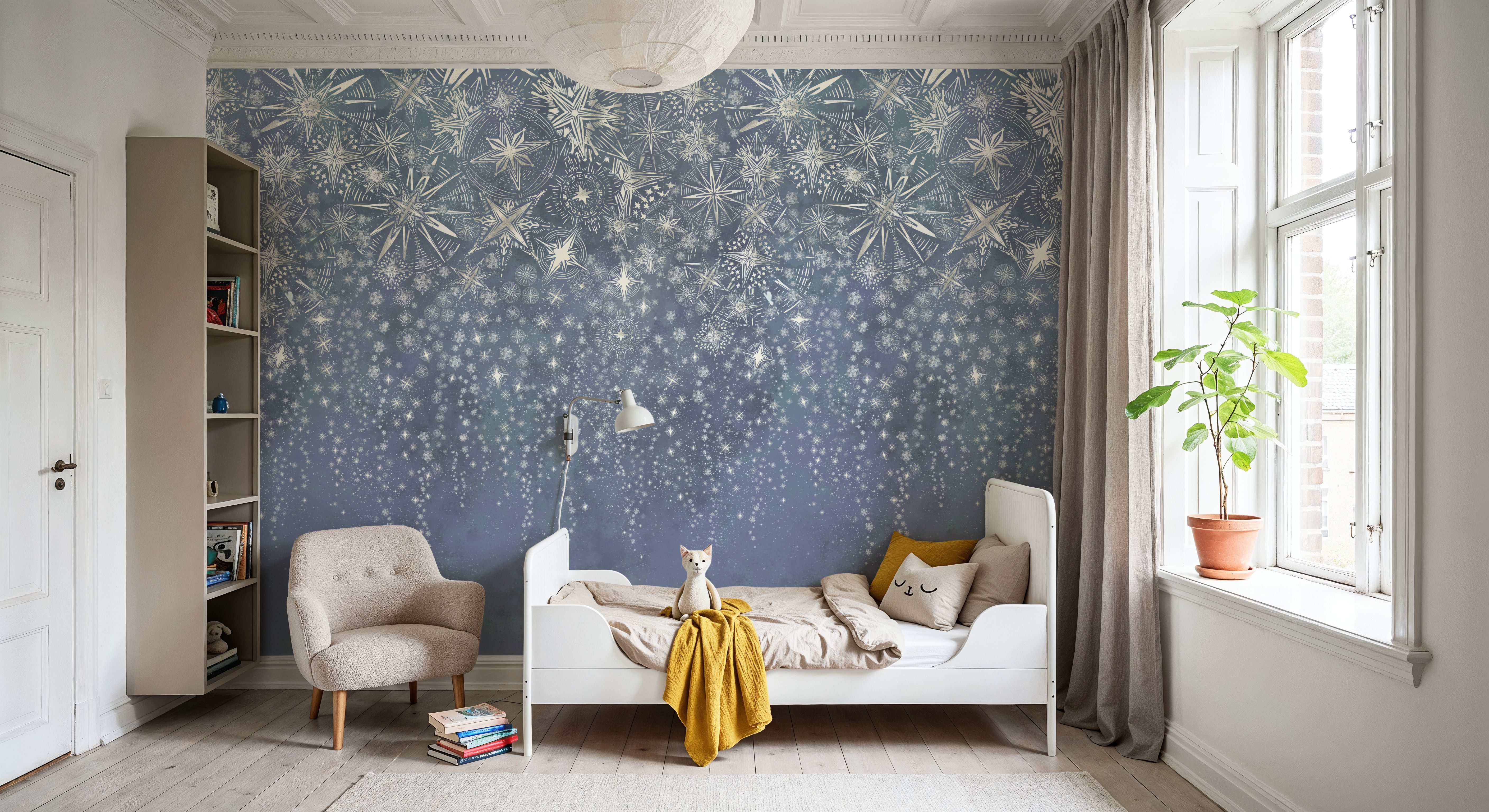 Celestial Dreams Pearl, Wallpaper