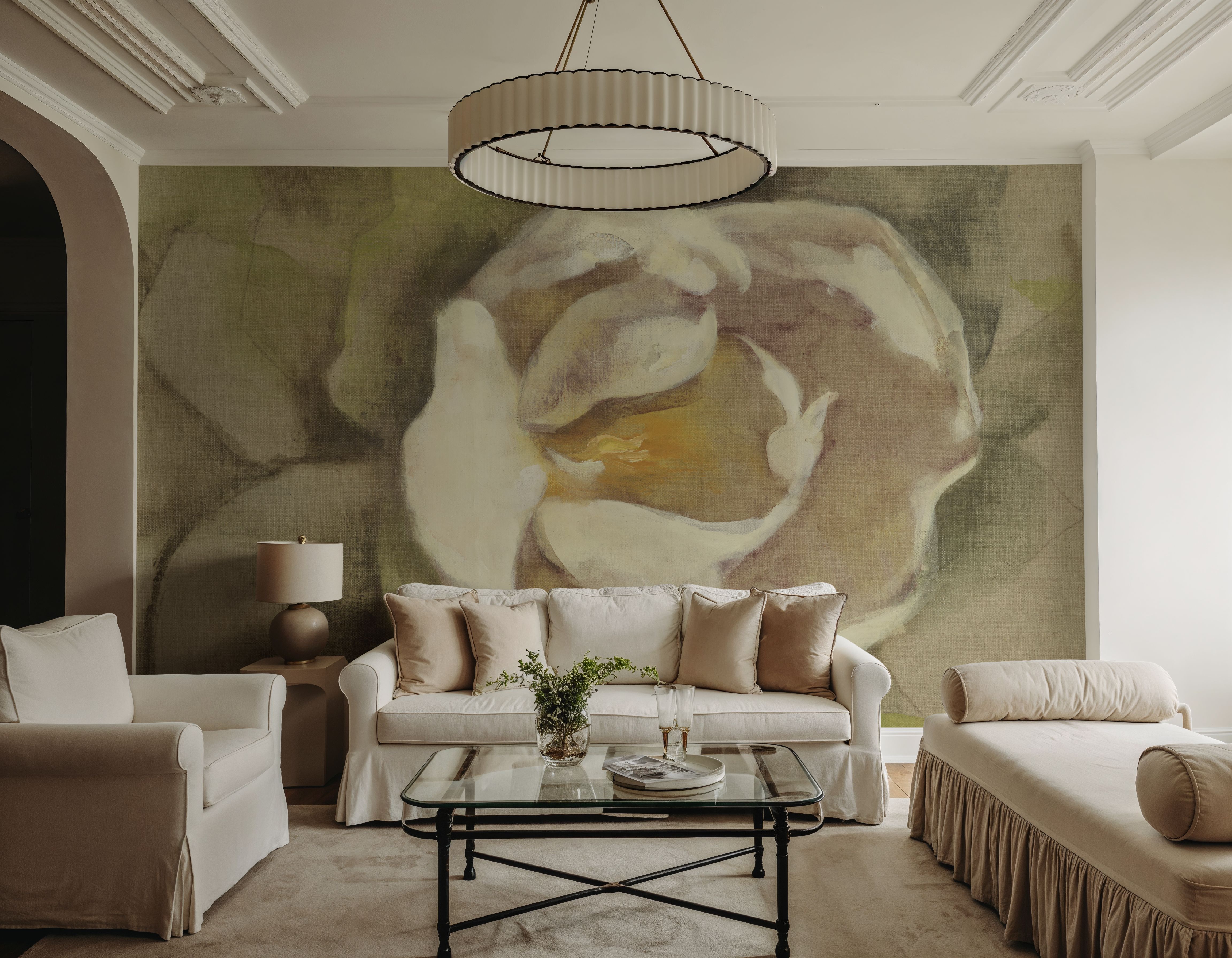 White Blossom on Canvas