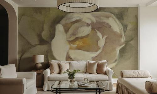 White Blossom on Canvas