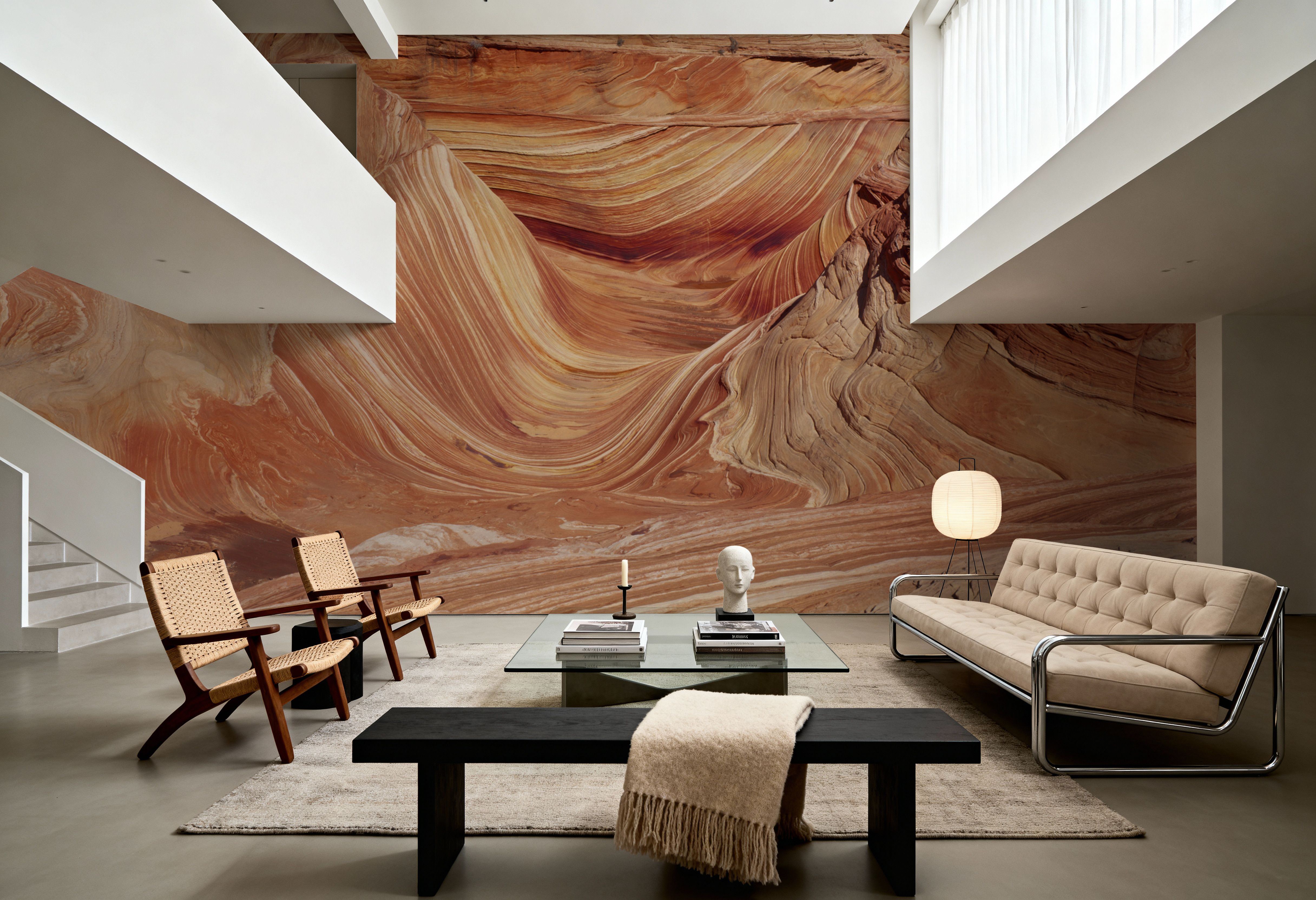 The Wave Study, Wallpaper