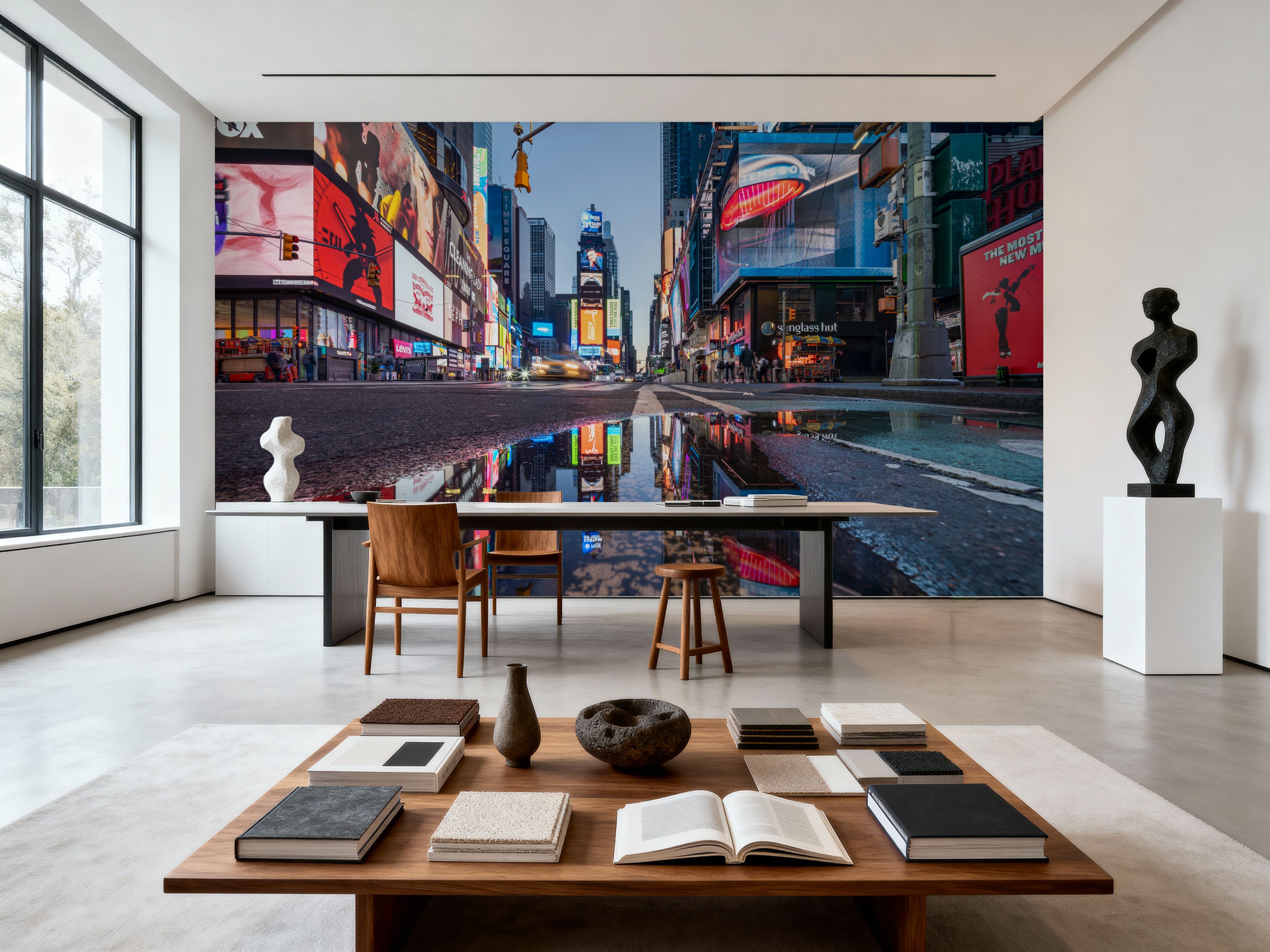 Reflecting on Times Square