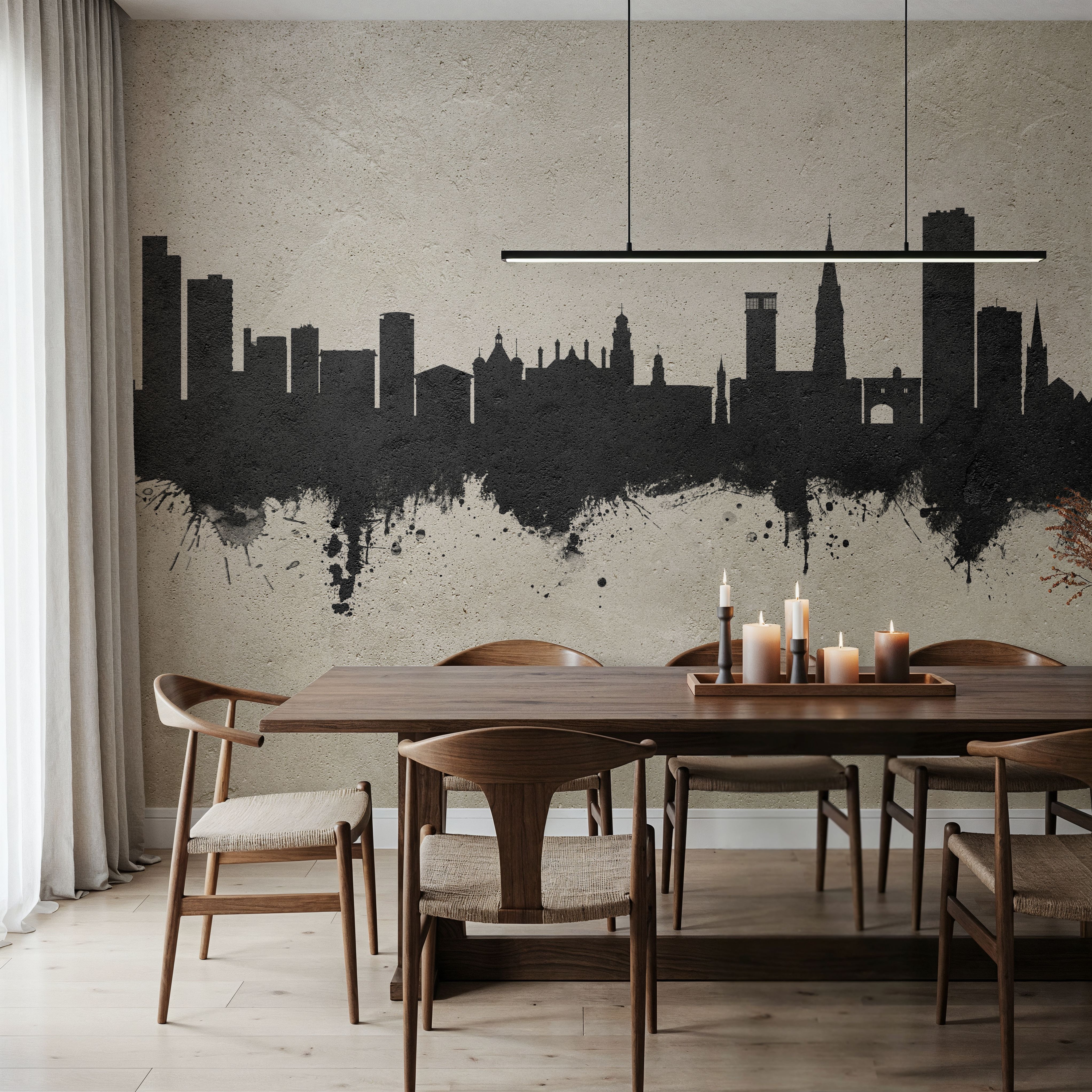 Leicester England Skyline Concrete