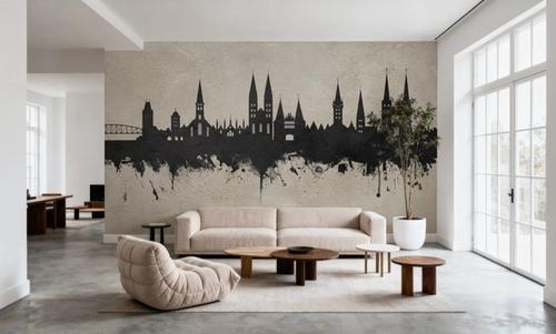 Lubeck Germany Skyline Concrete