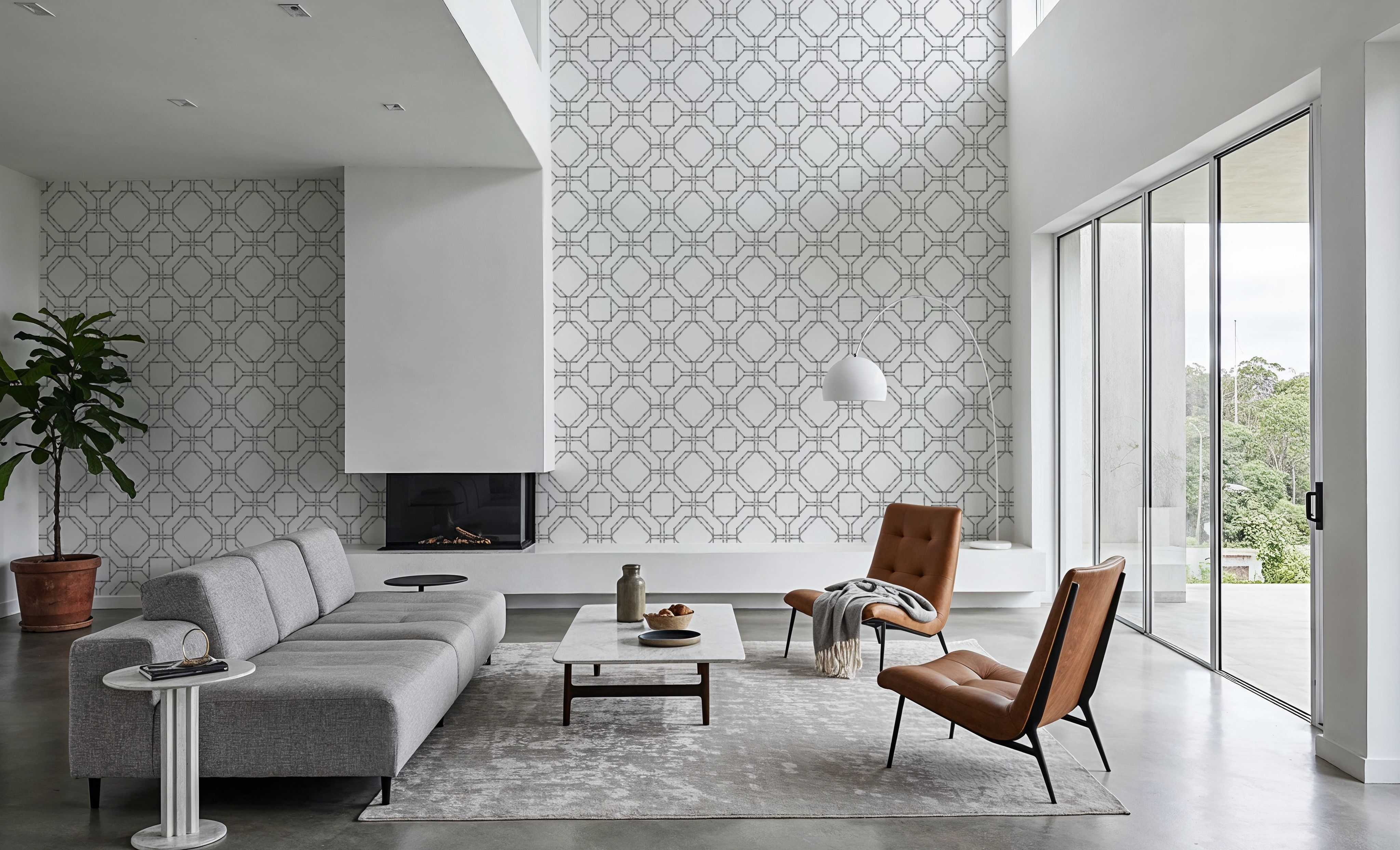 Bamboo Lattice, Gray