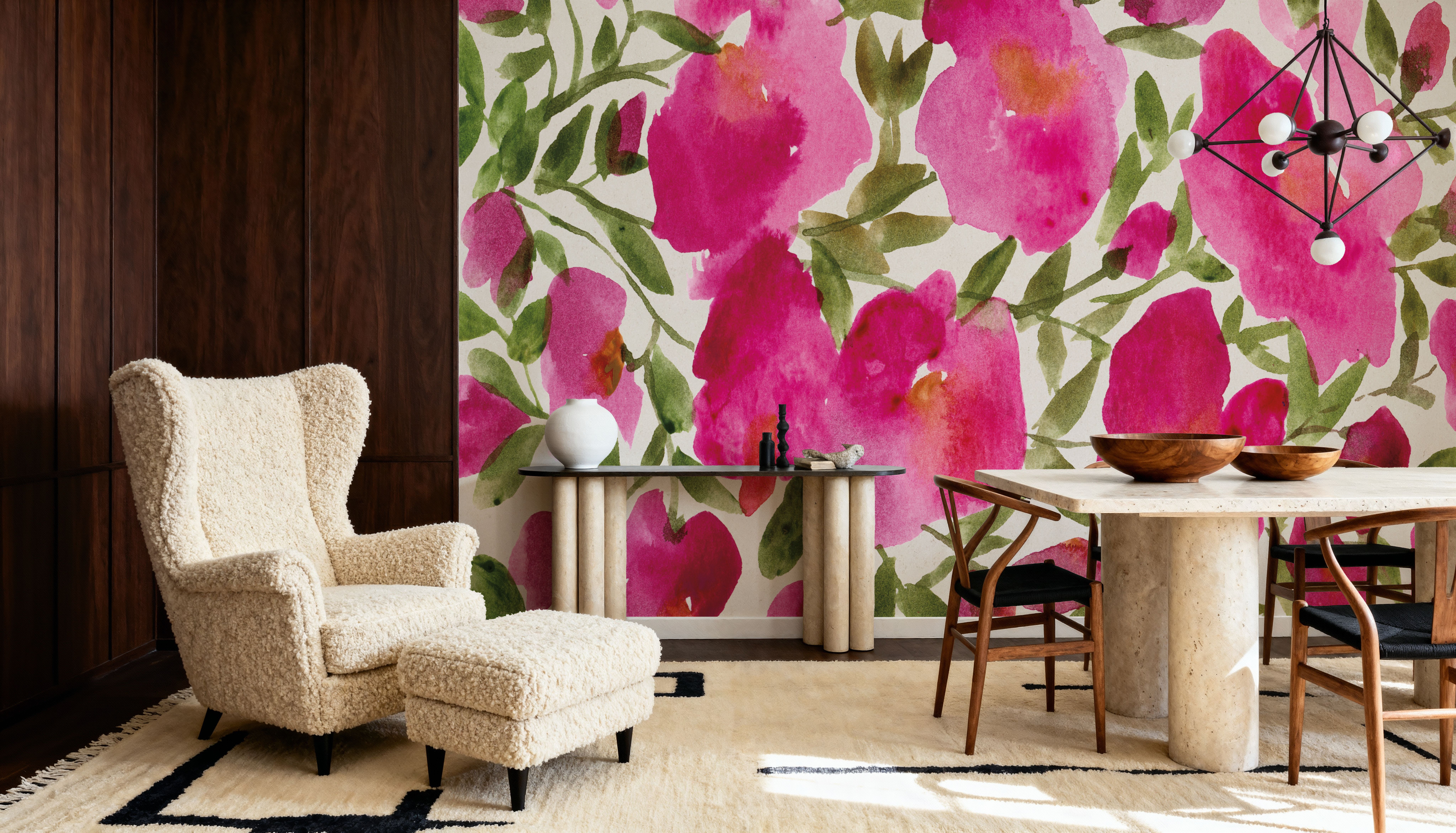 Rose Blooms, Wallpaper