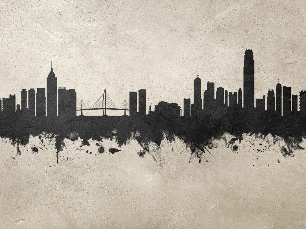 Hong Kong Skyline Concrete