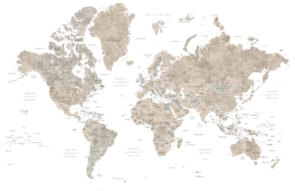 World Map - Abey