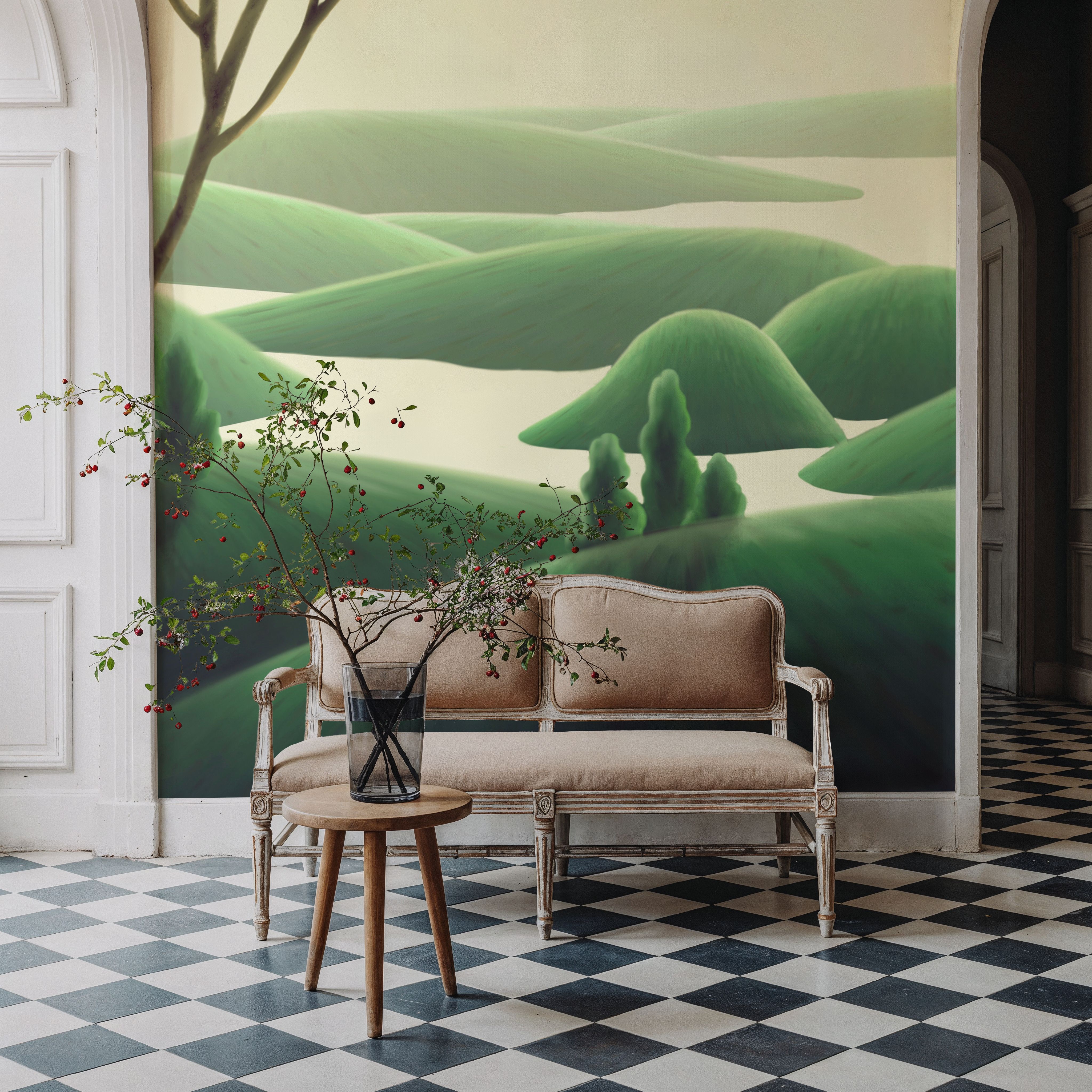 Flying over the Hills