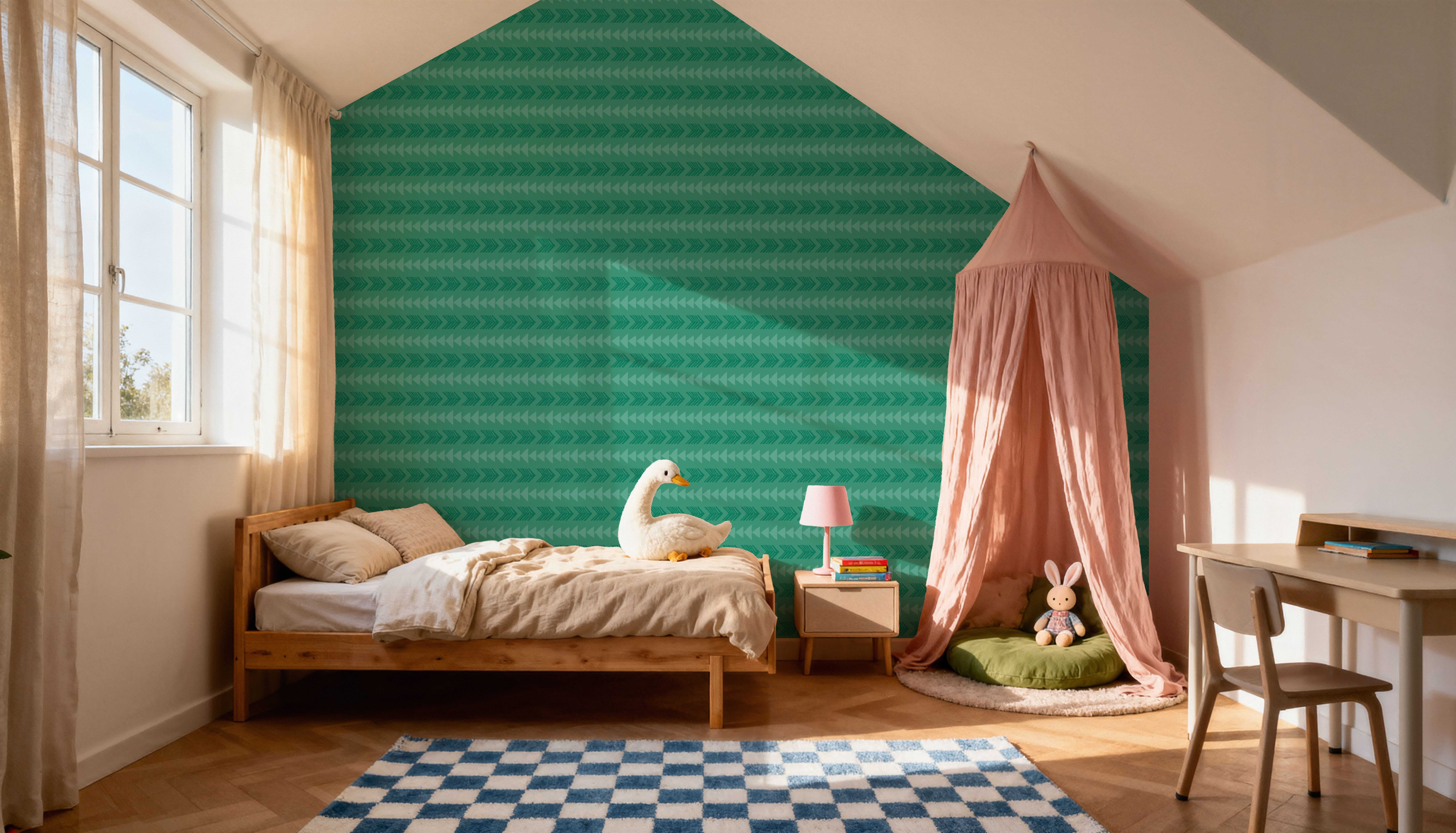 Boho Arrows Green