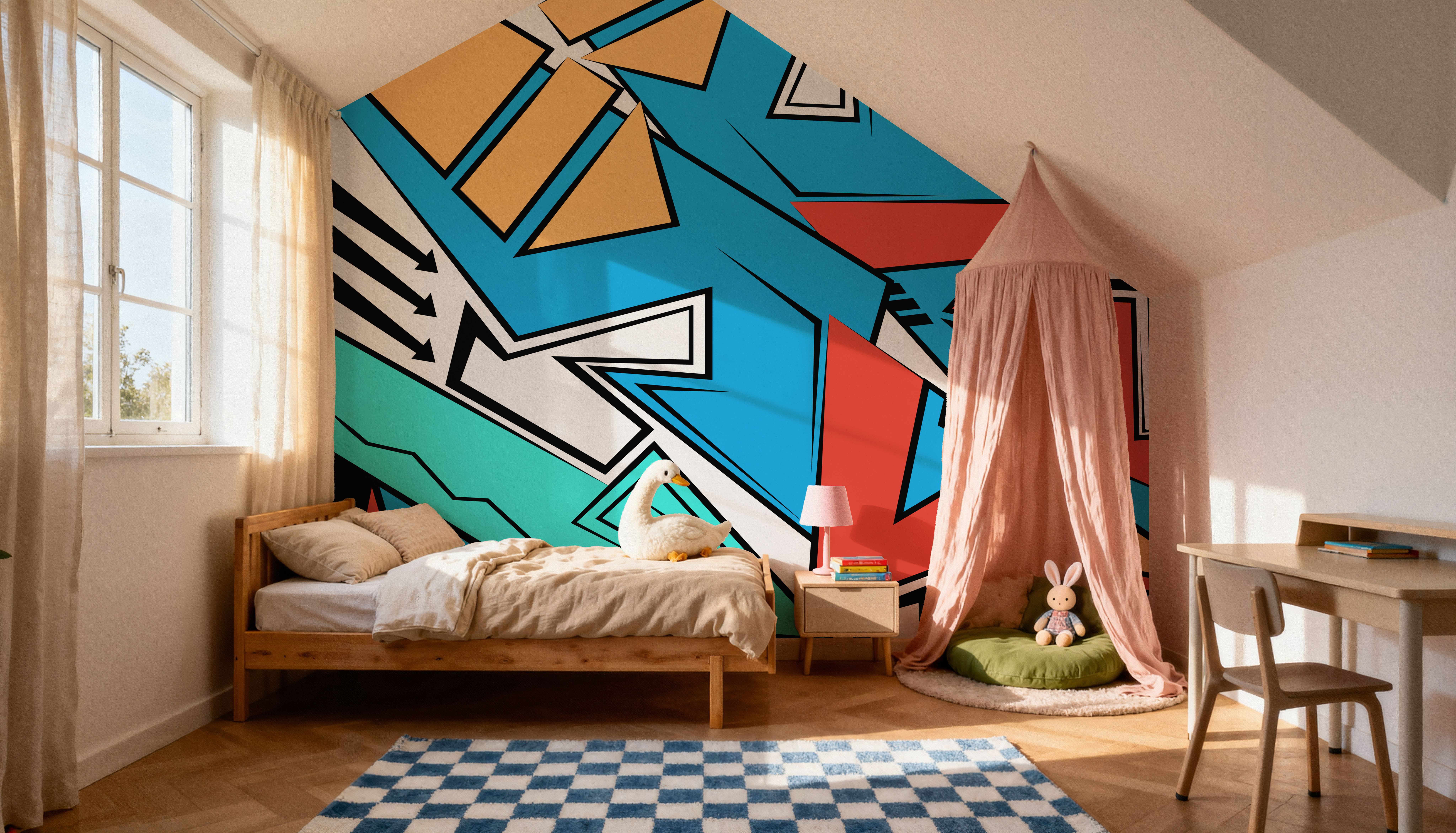 Comic Action, Wallpaper