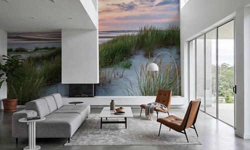 Beach Grass Sunset