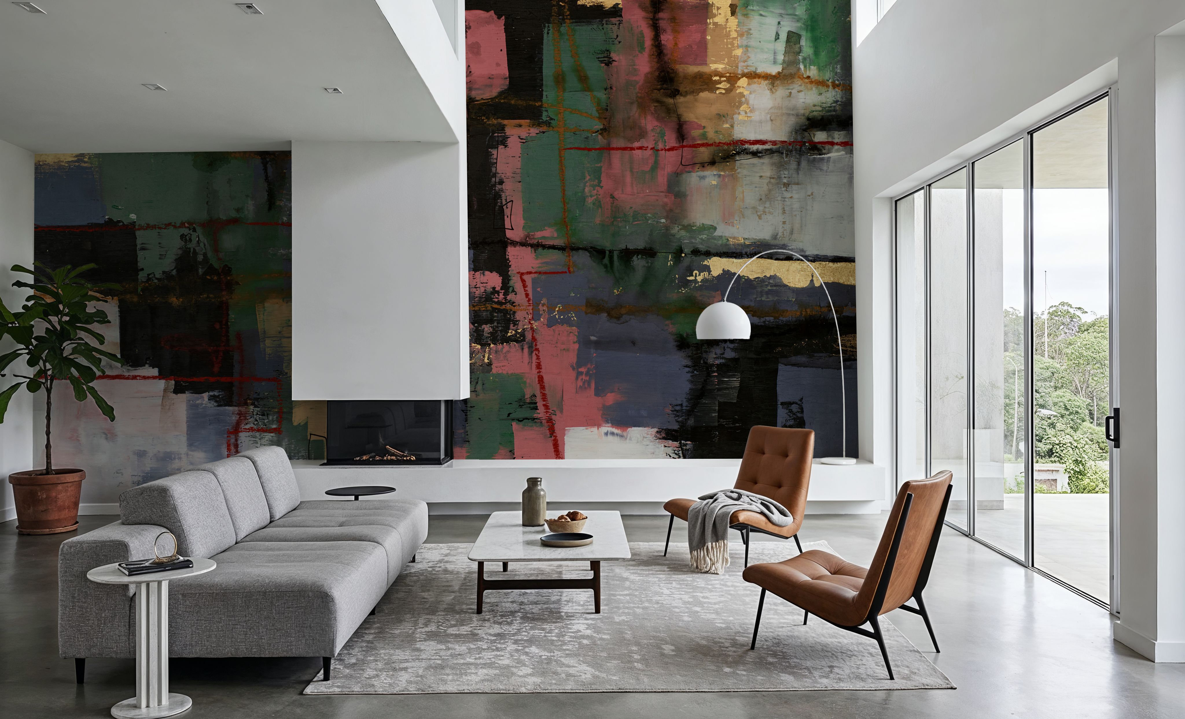 Statemet Blocks, Behang