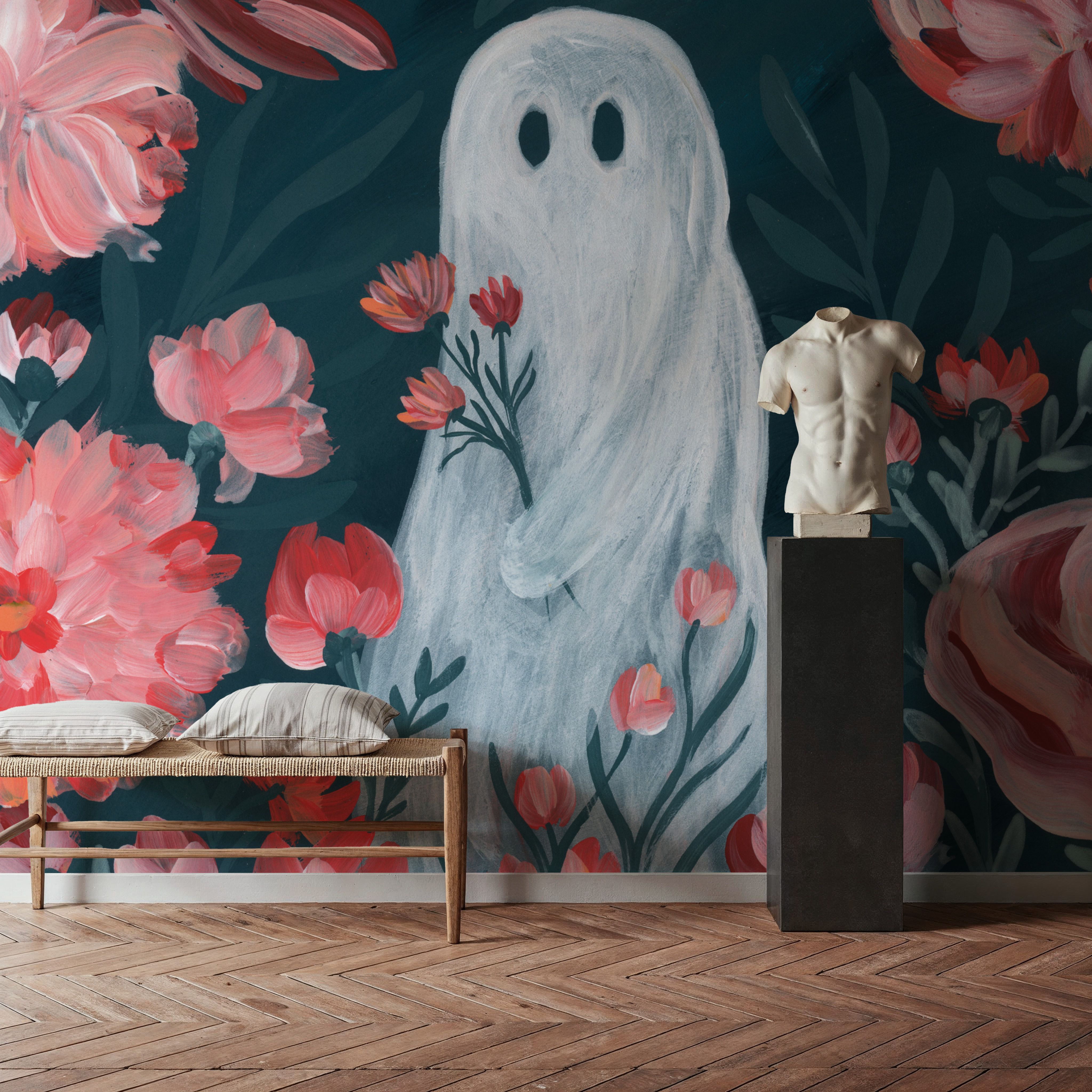 Ghost Among the Flowers